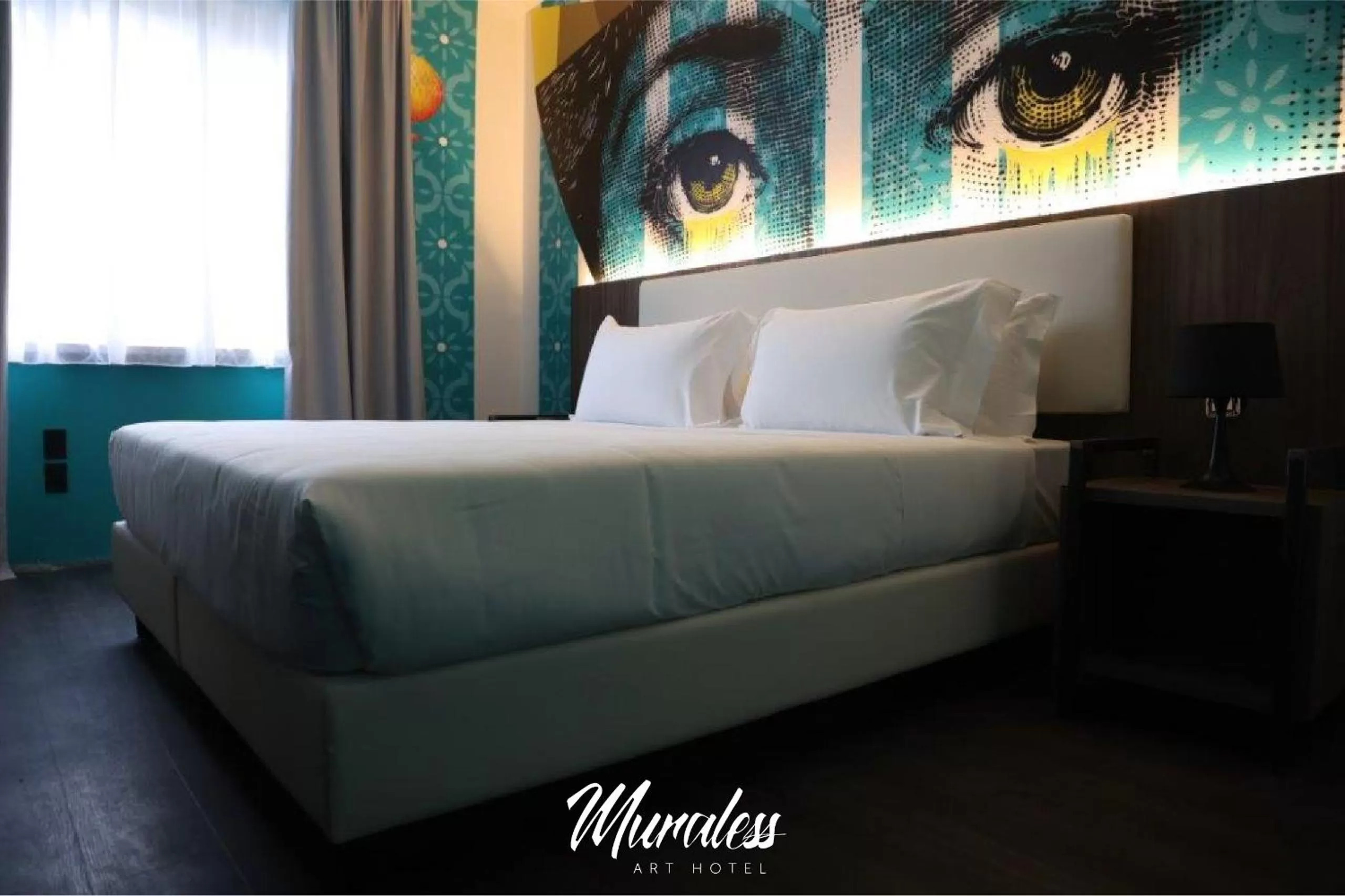 Bed in Muraless Art Hotel - WorldHotels Crafted