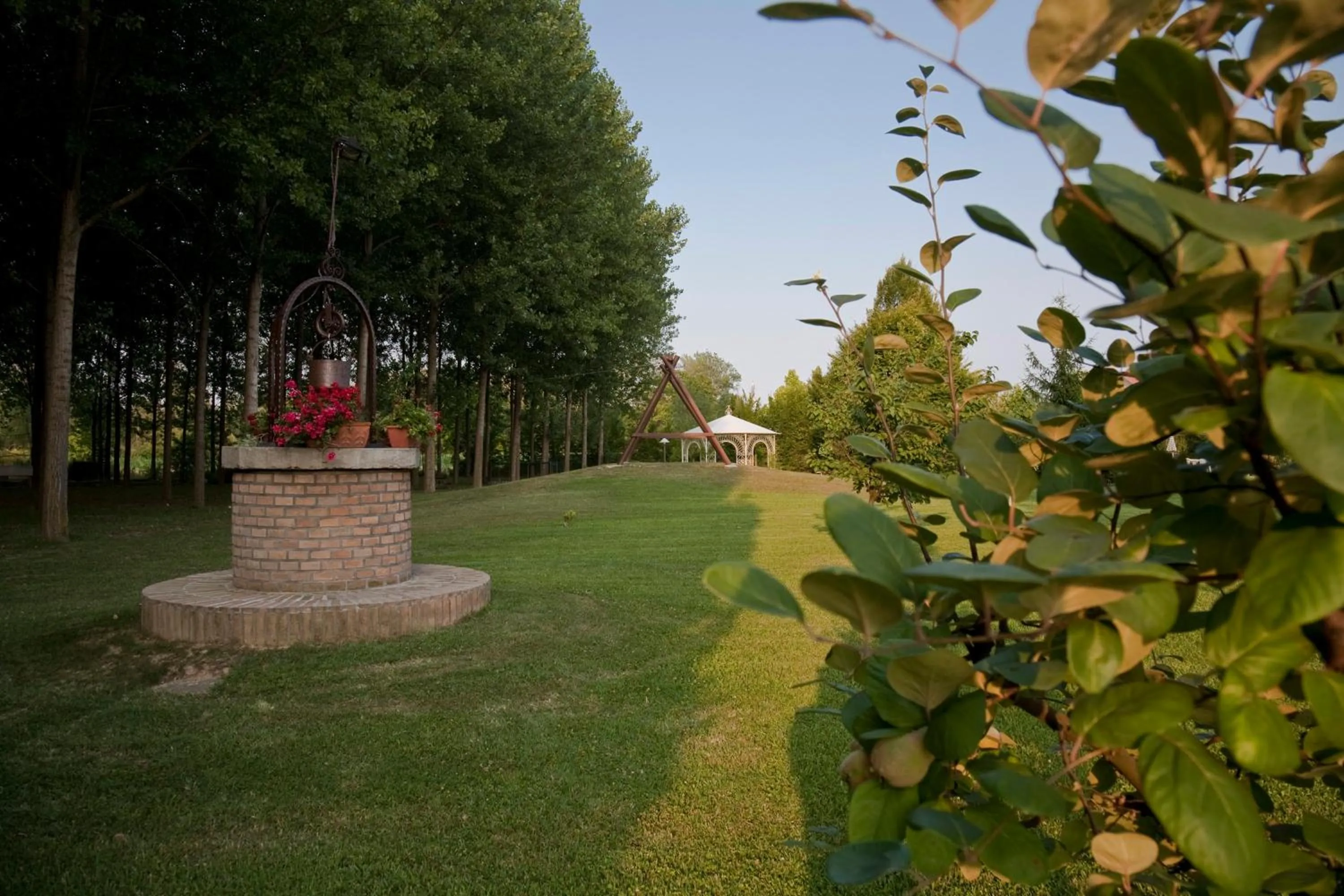 Garden in Relais Leon d'Oro