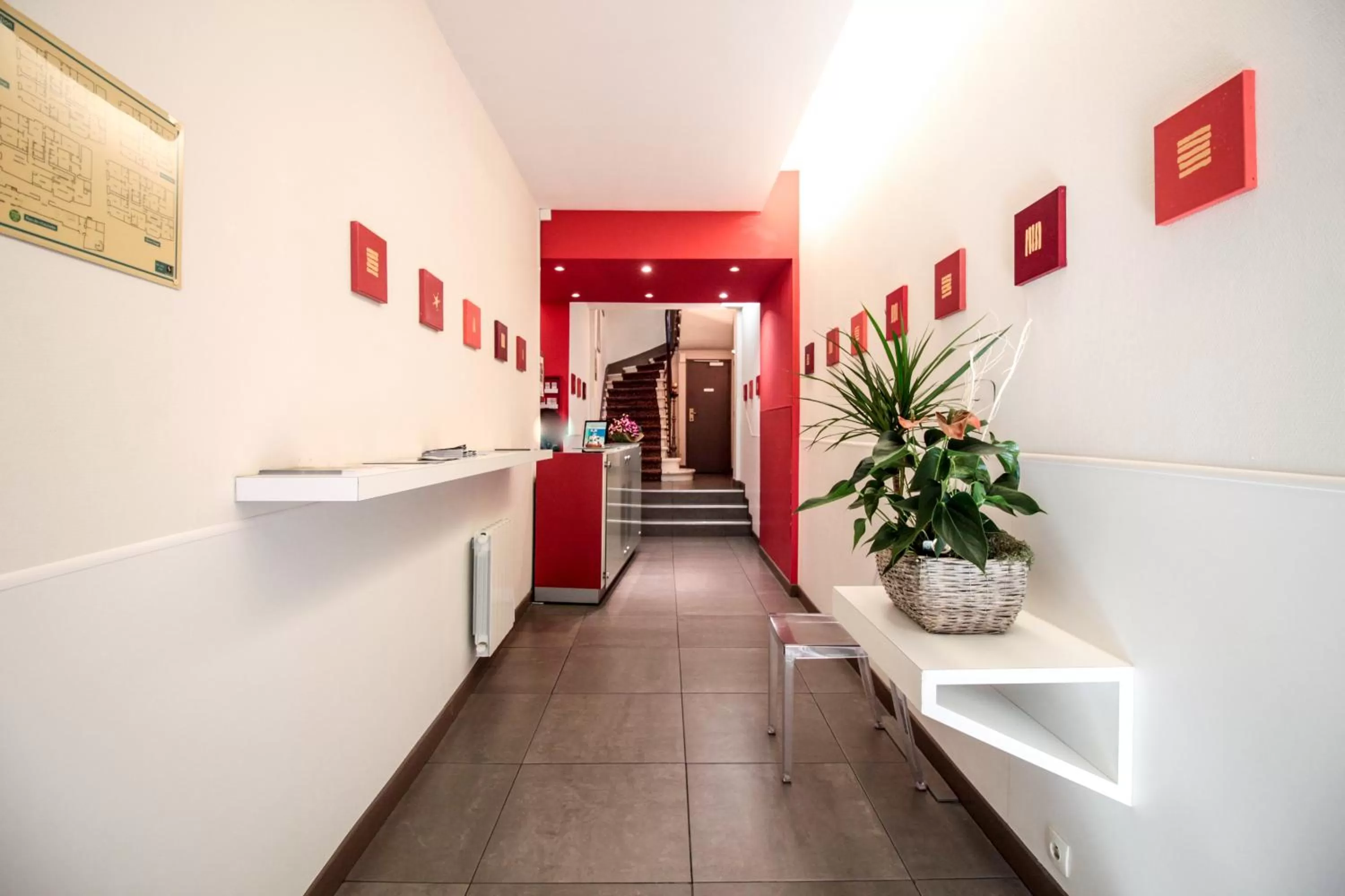 Lobby or reception in Hotel Gambetta