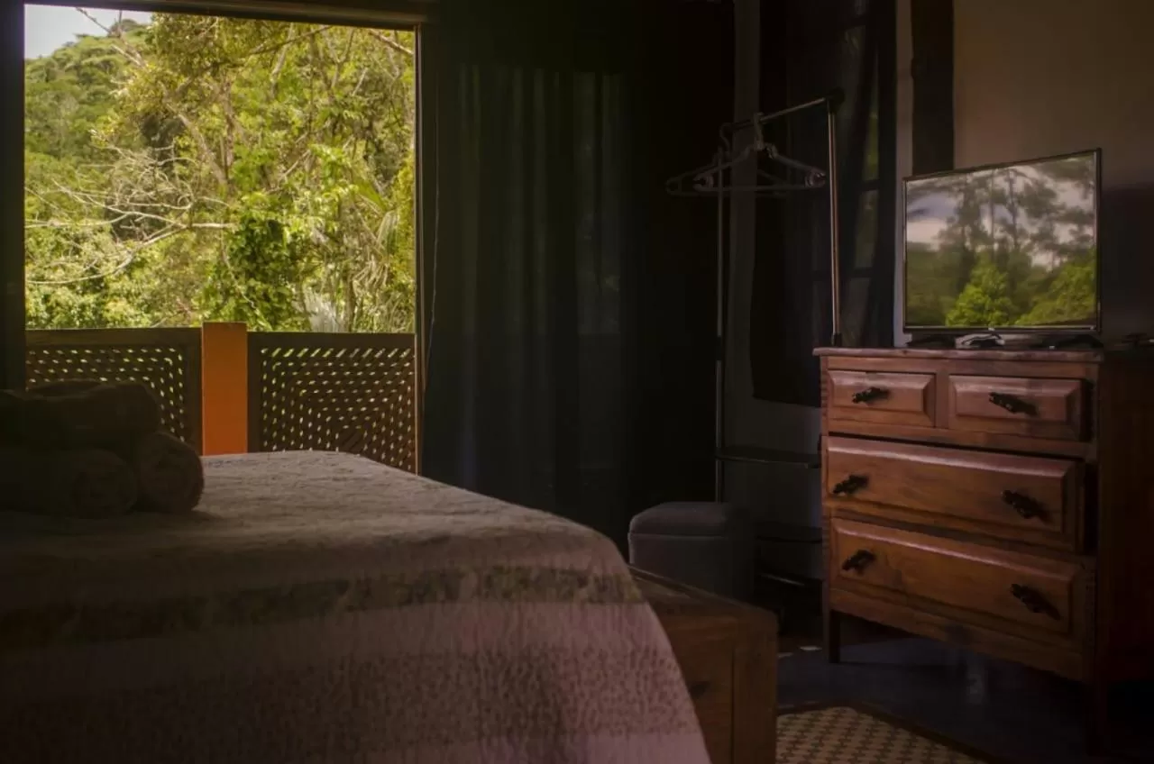 Bed in Lagamar Ecohotel