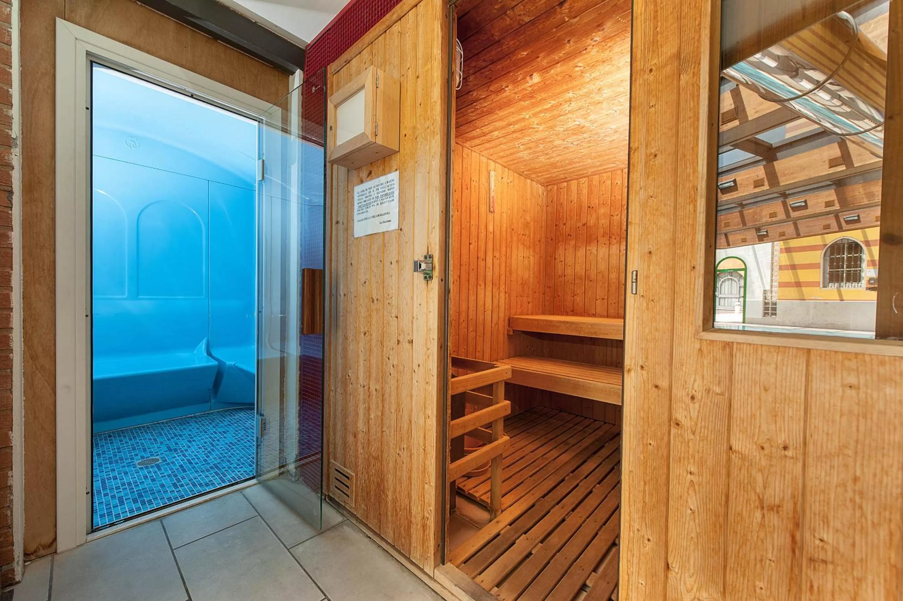 Sauna in Hotel Villa Malaspina