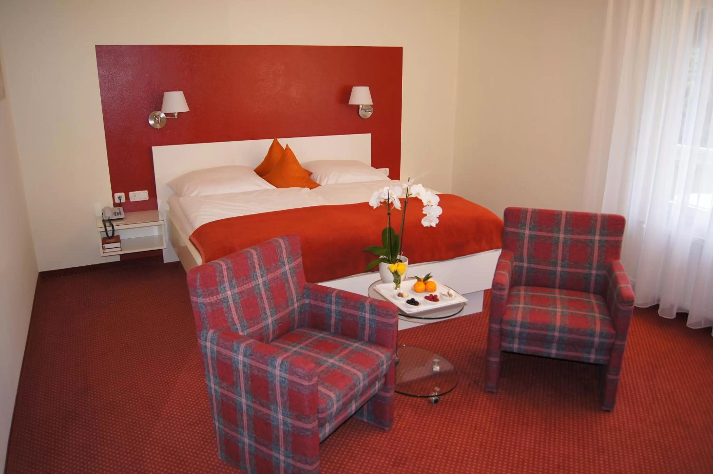 Bed in Hotel Christine