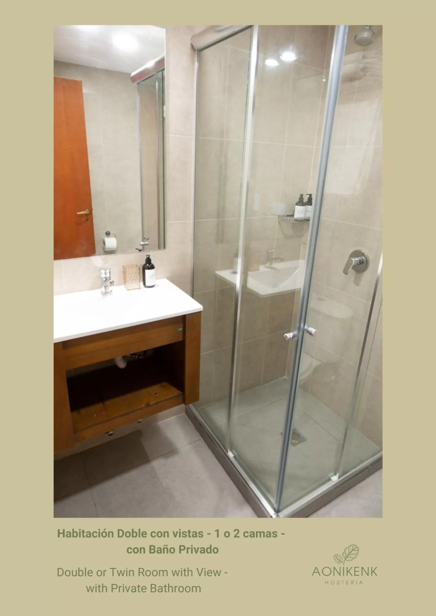 Bathroom in Hostería Aonikenk