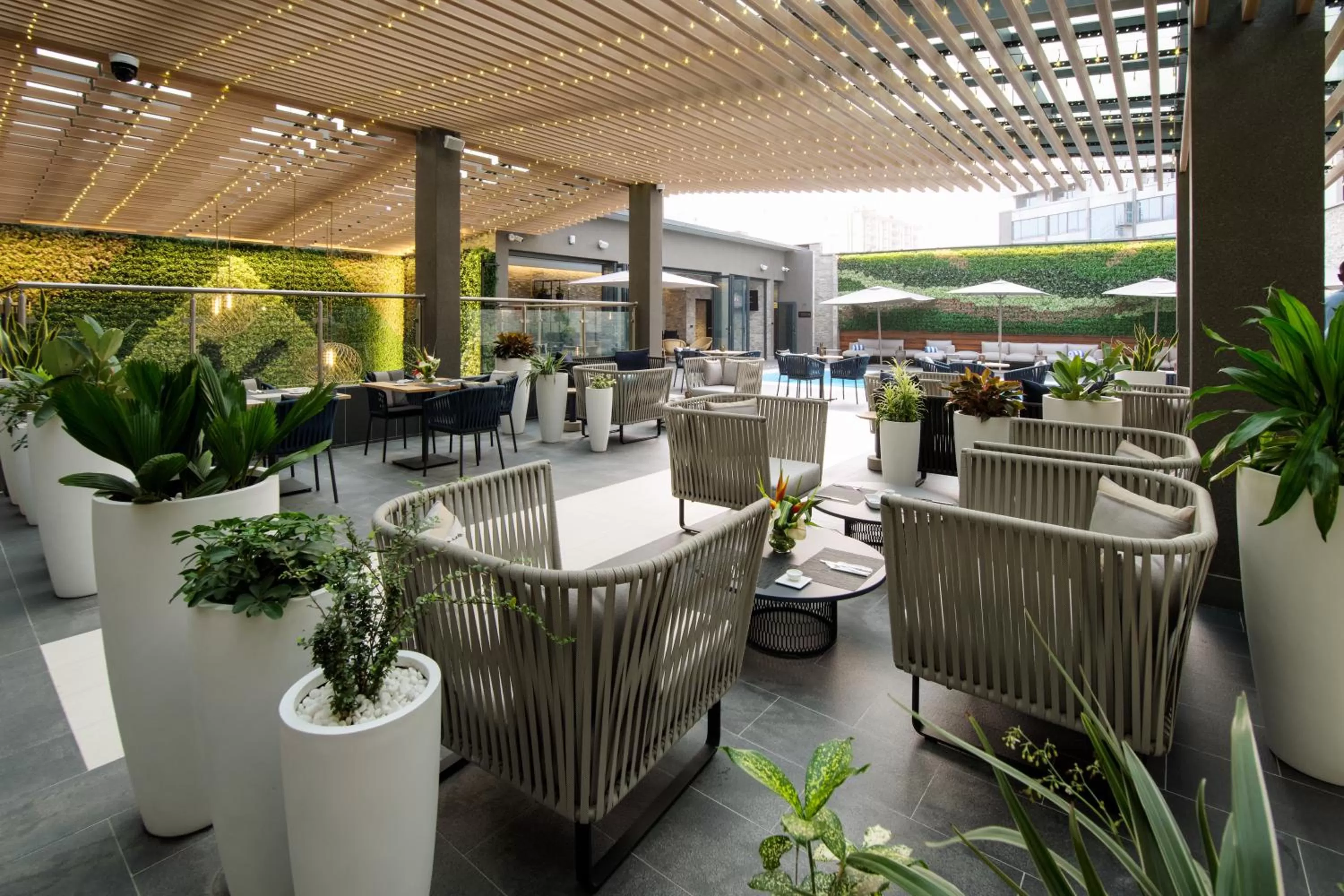 Balcony/Terrace in K Hotel Douala
