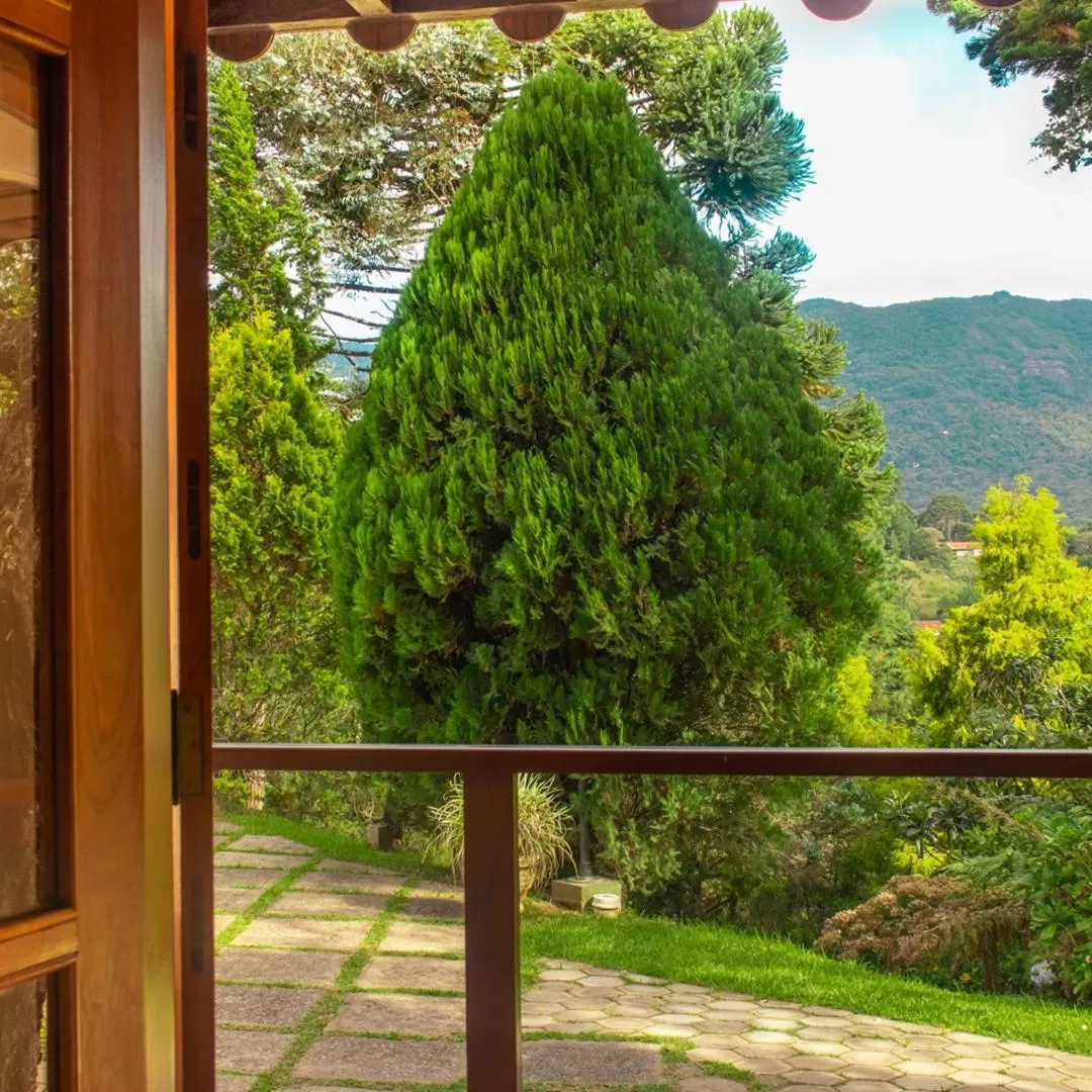 Garden view in Pousada Ricanto Amore Mio