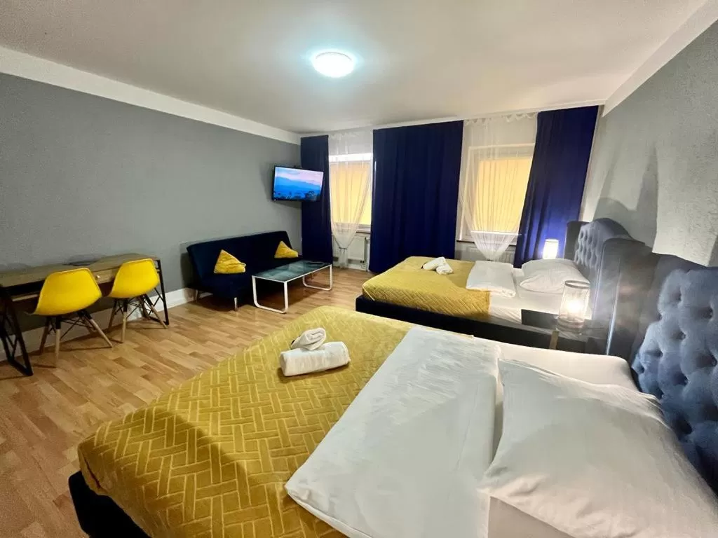 Photo of the whole room, Bed in Great Polonia Strzegom City Center