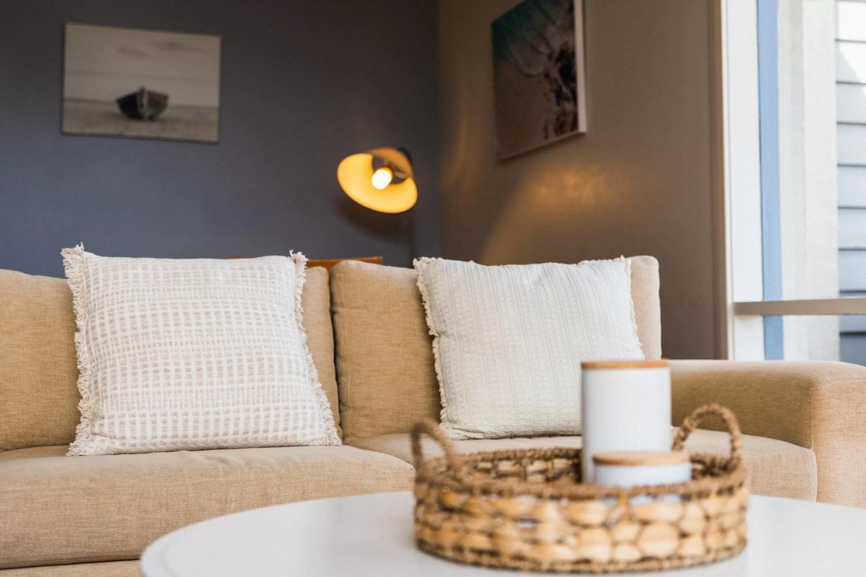 Seating Area in Whitecrest Eco Apartments Great Ocean Road