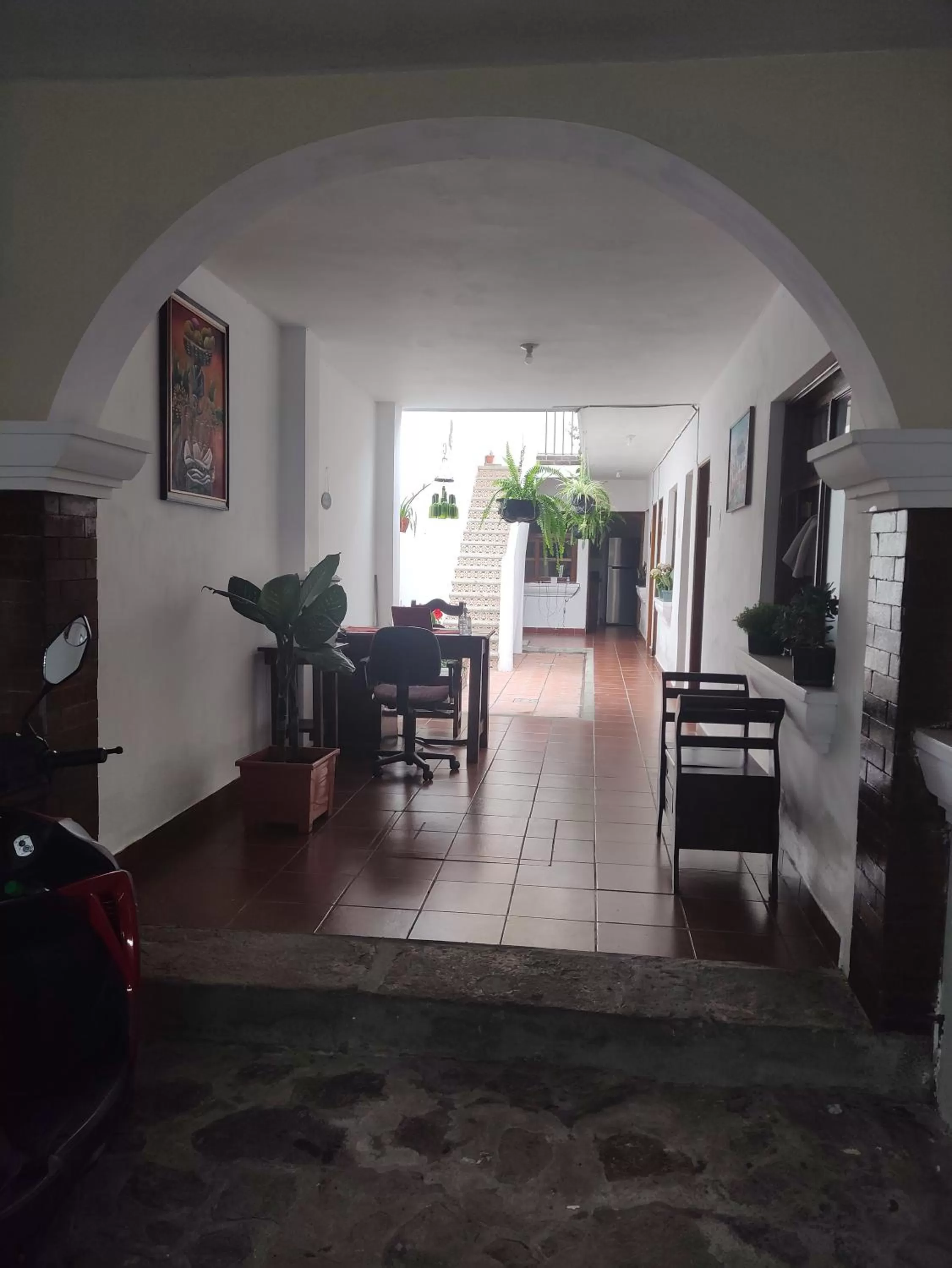 Facade/entrance in Francisco's rest house hotel