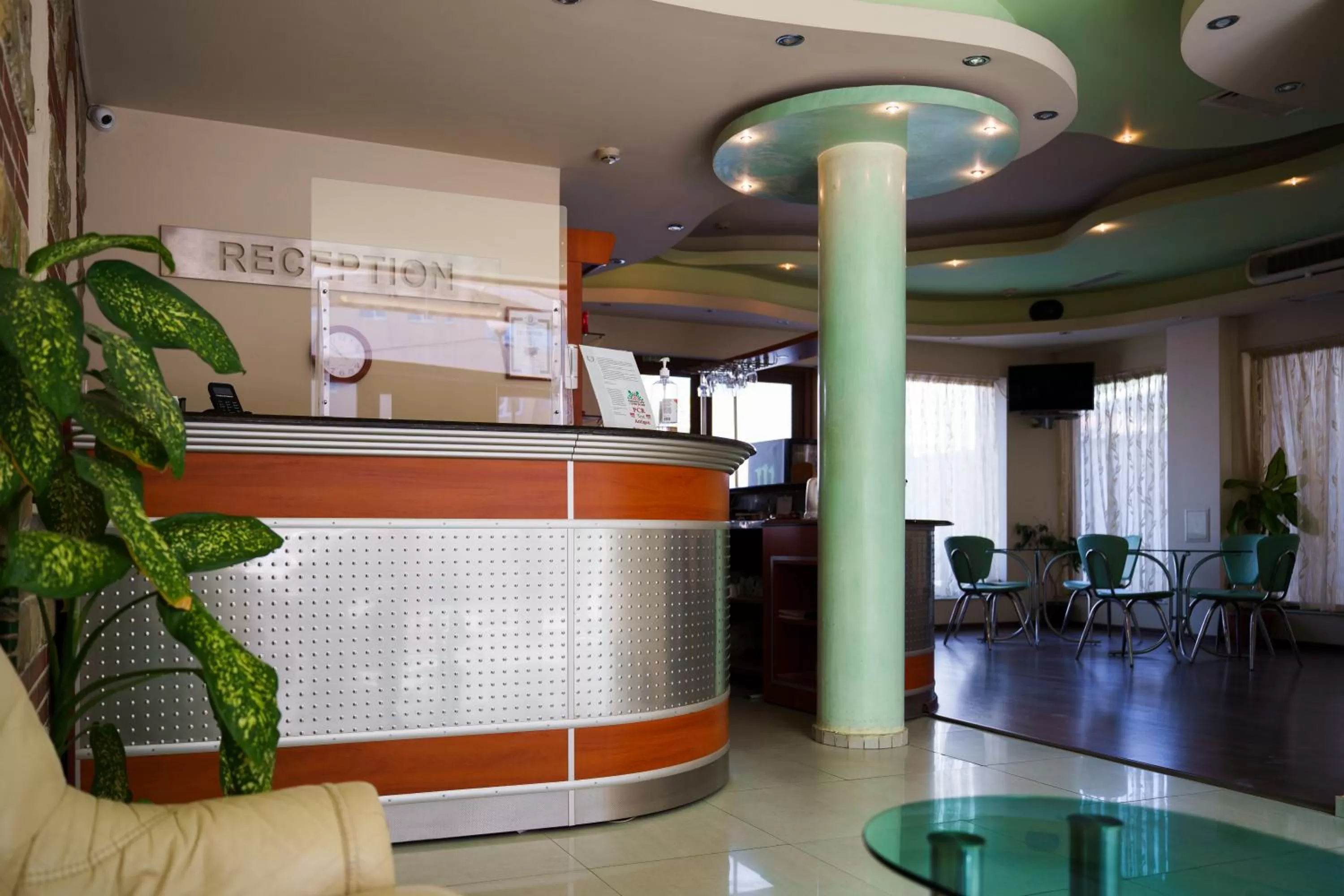 Lobby or reception in Dionis Hotel