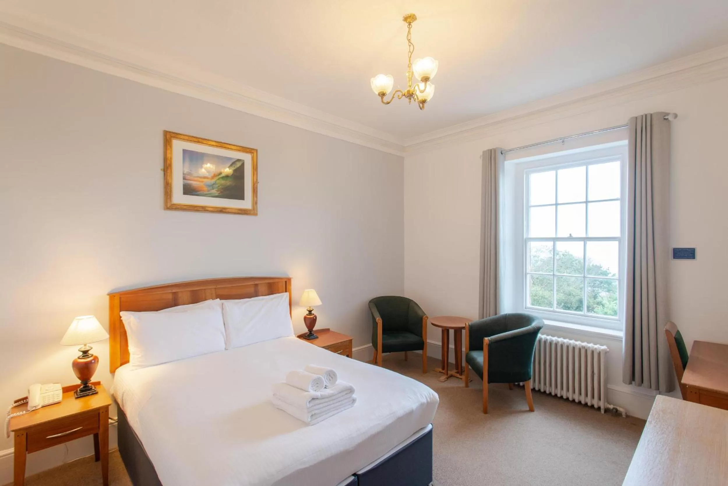 Sea view, Bed in Tregenna Castle Resort