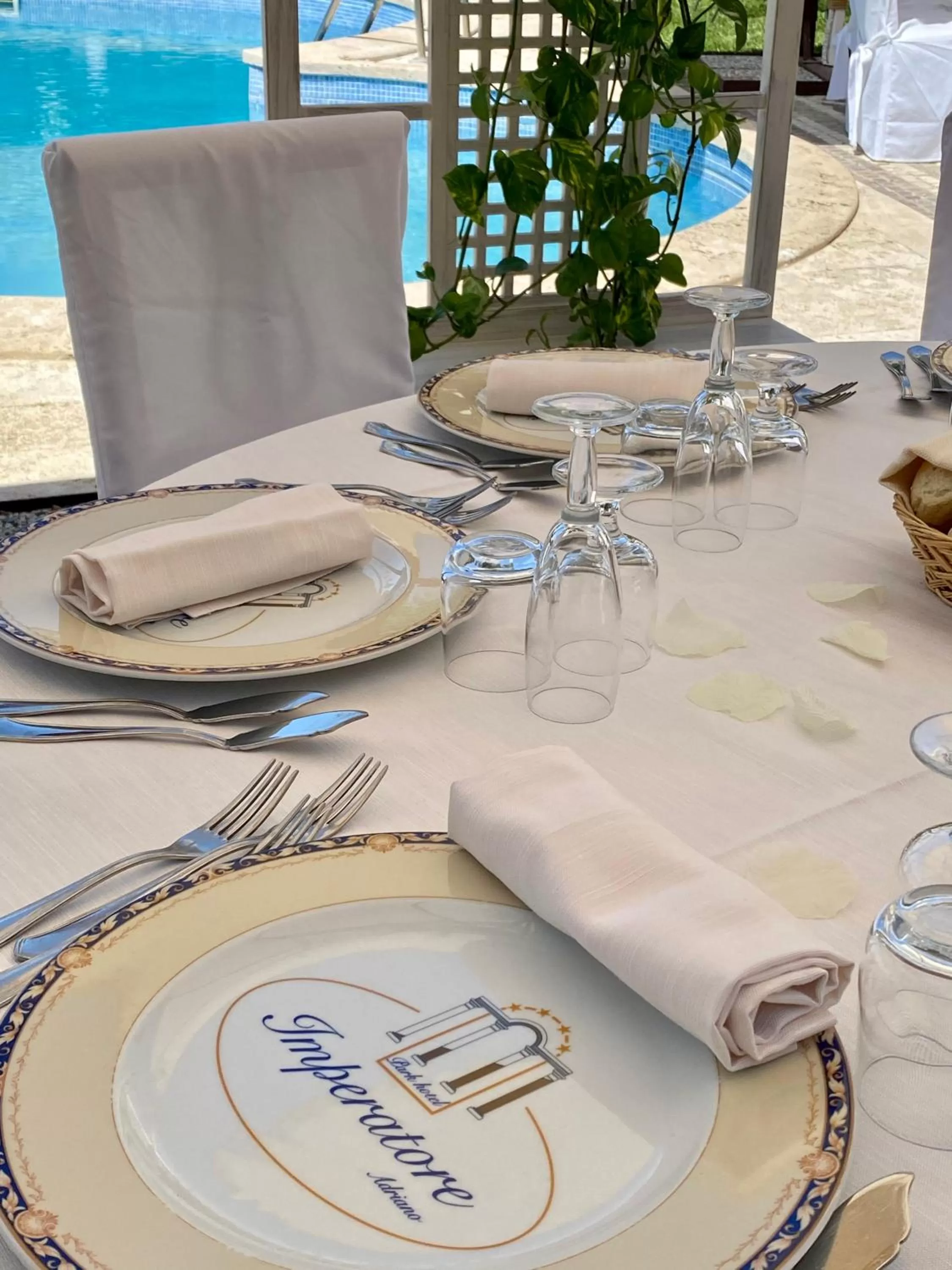 Restaurant/places to eat in Park Hotel Imperatore Adriano