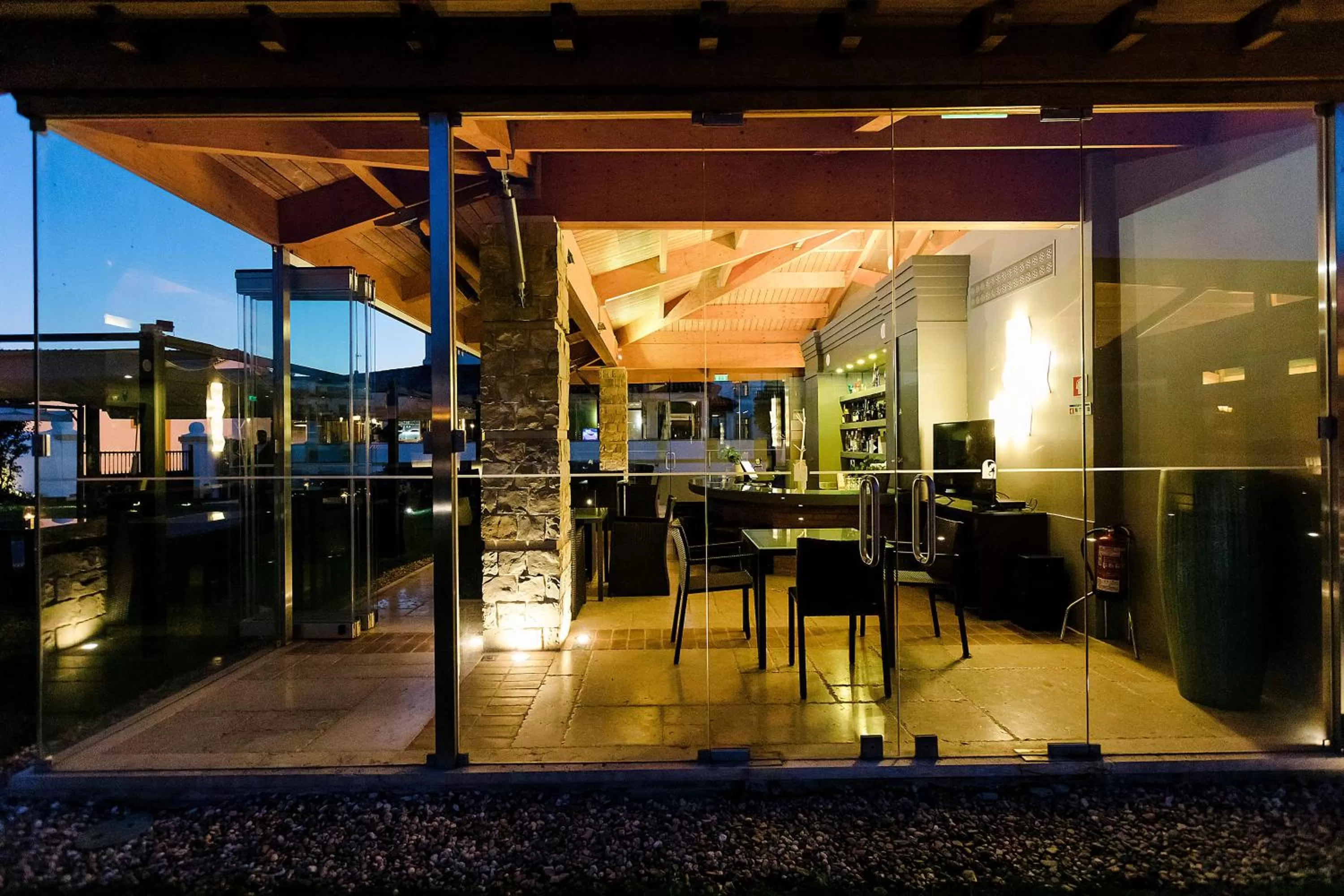 Patio in Hotel Lusitano