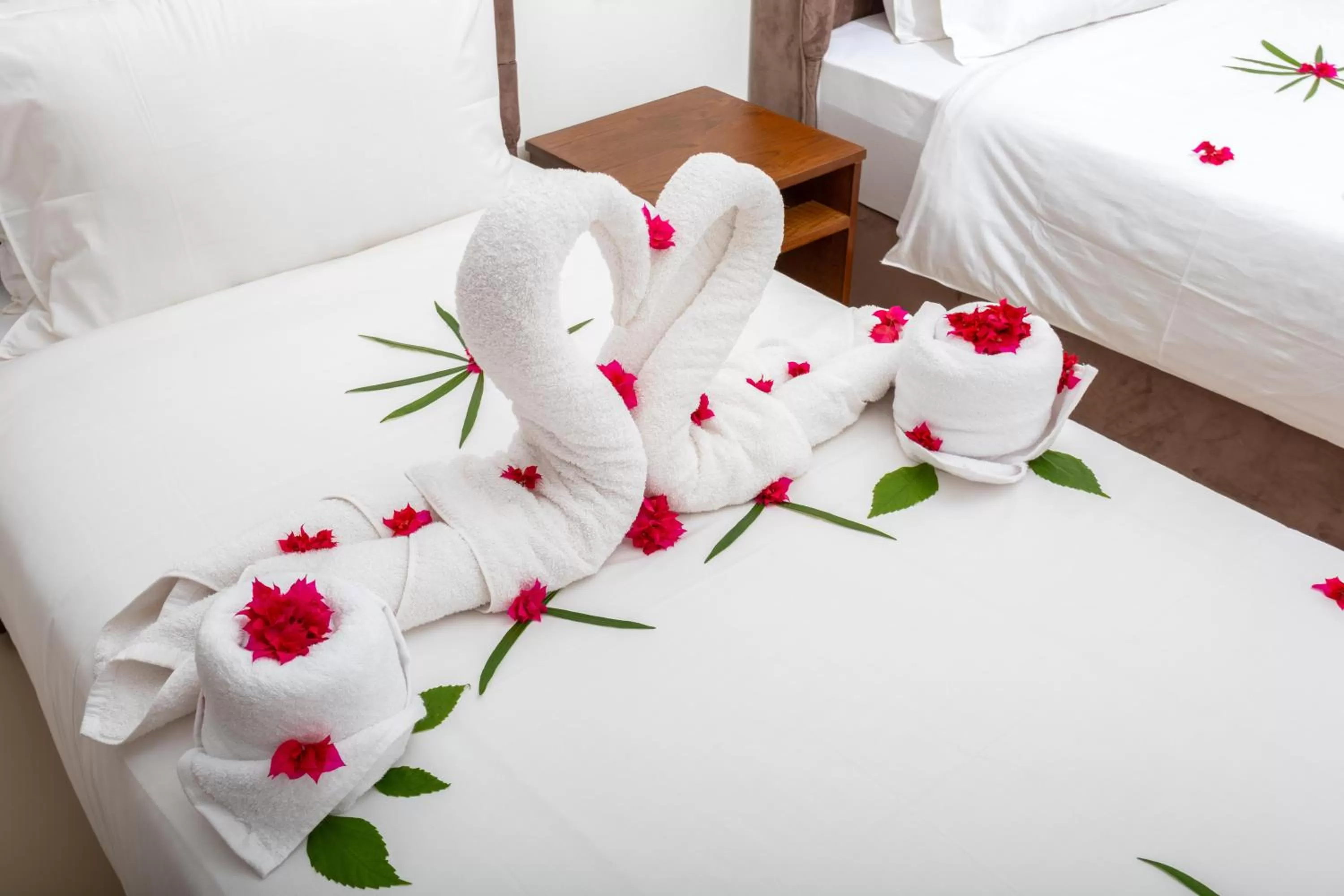 Bed in Canary Nungwi Hotel & Free SPA