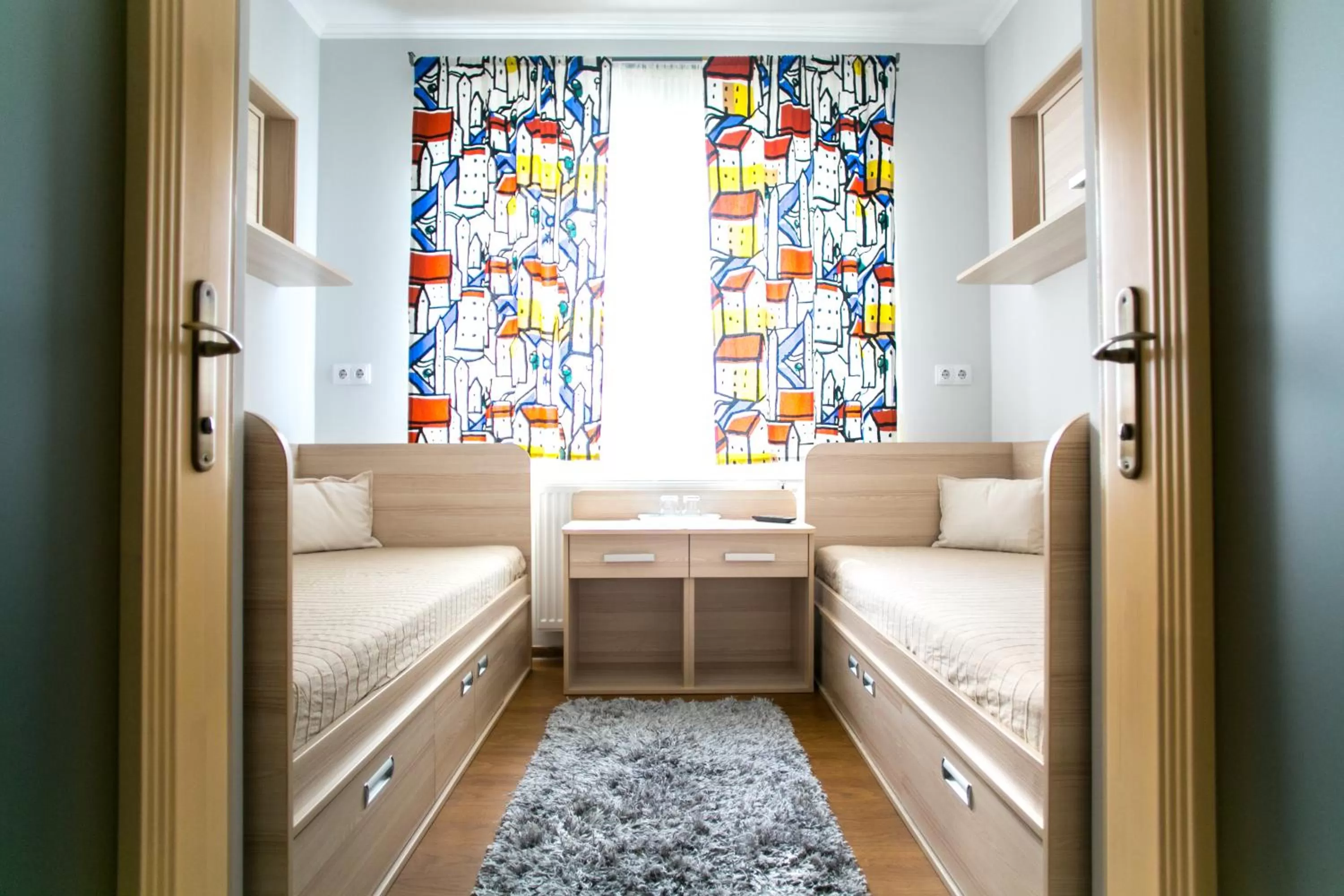 Bed in Tulipan Hotel Aquapark