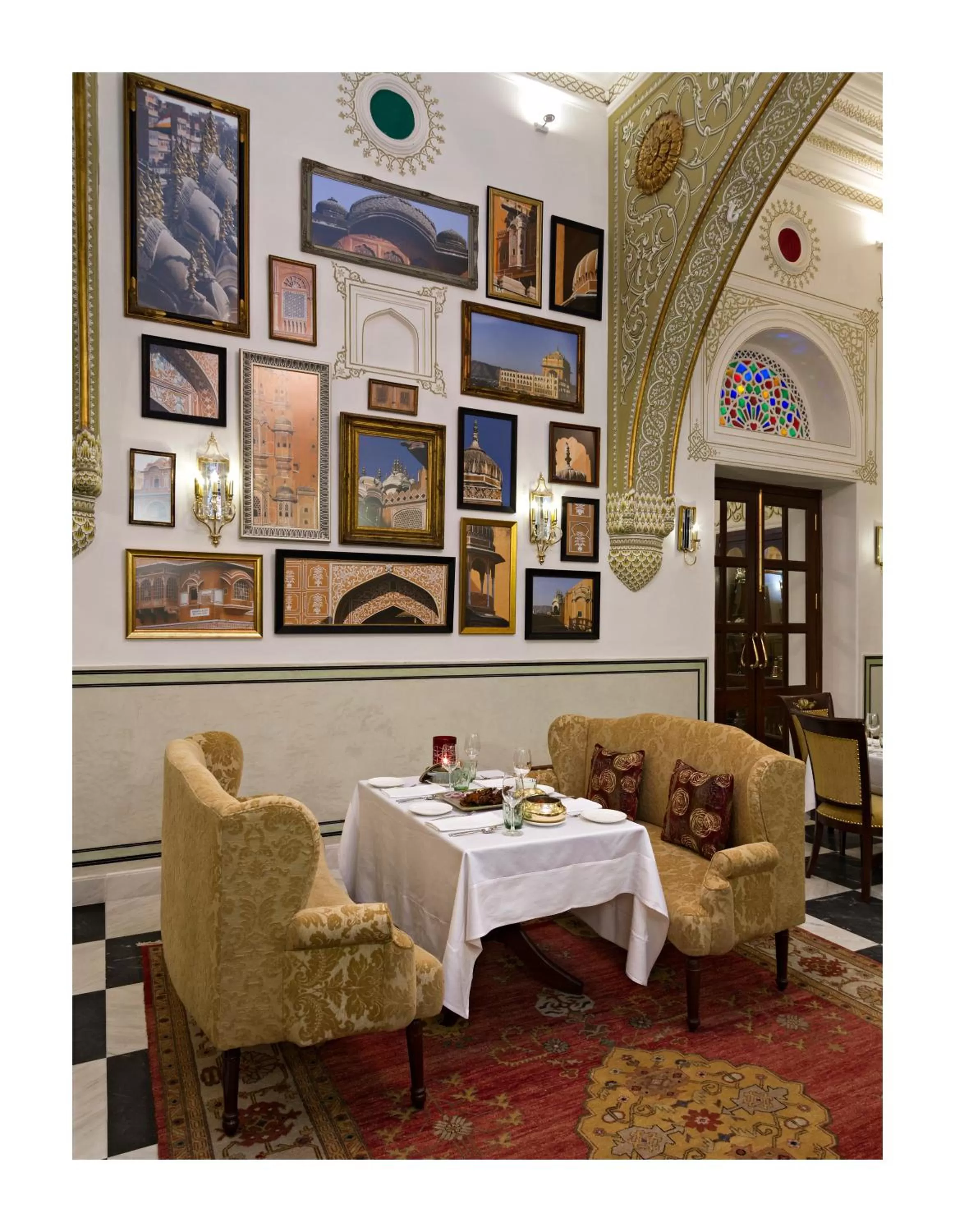 Restaurant/places to eat in Samode Haveli