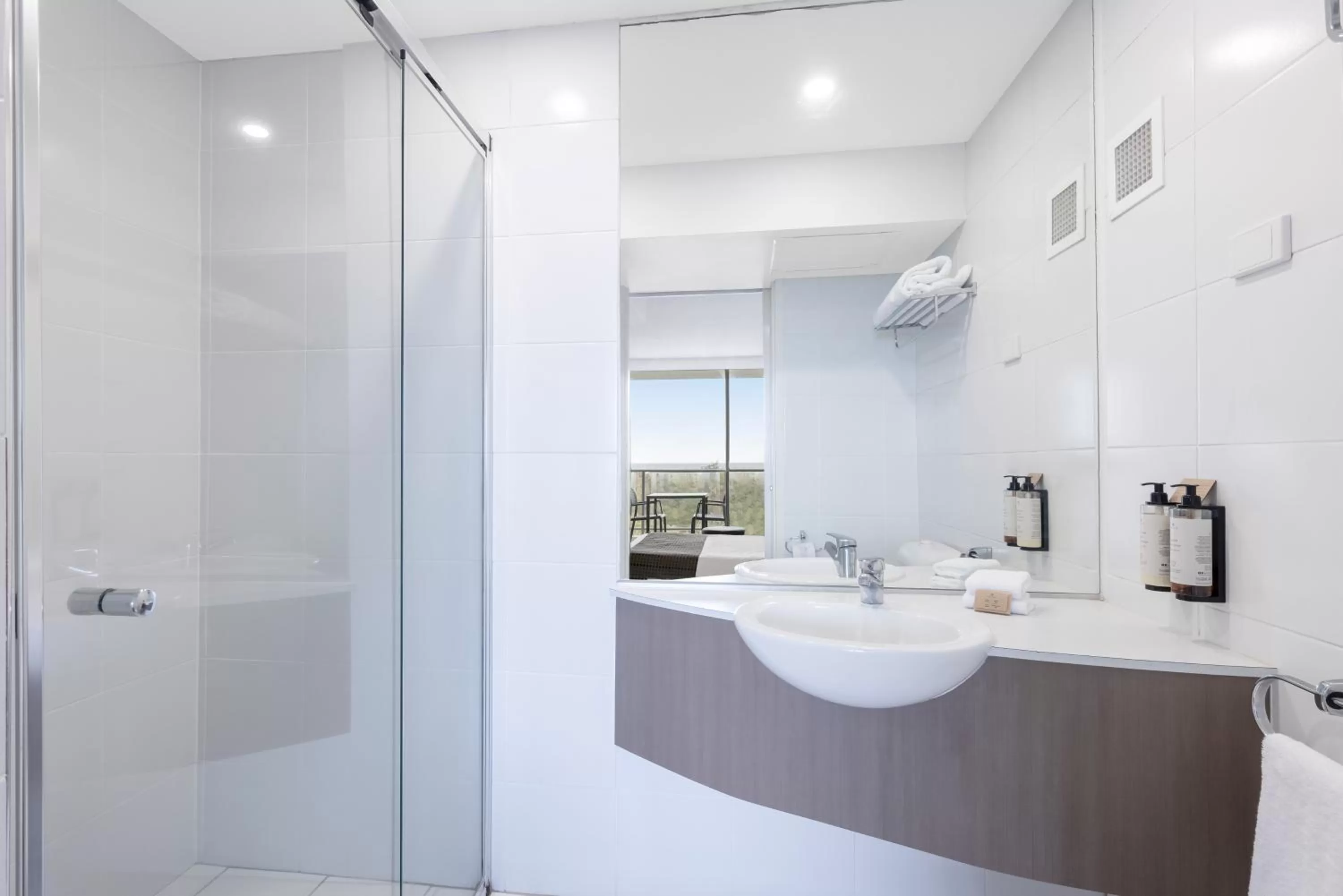 Bathroom in Ramada By Wyndham Marcoola Beach