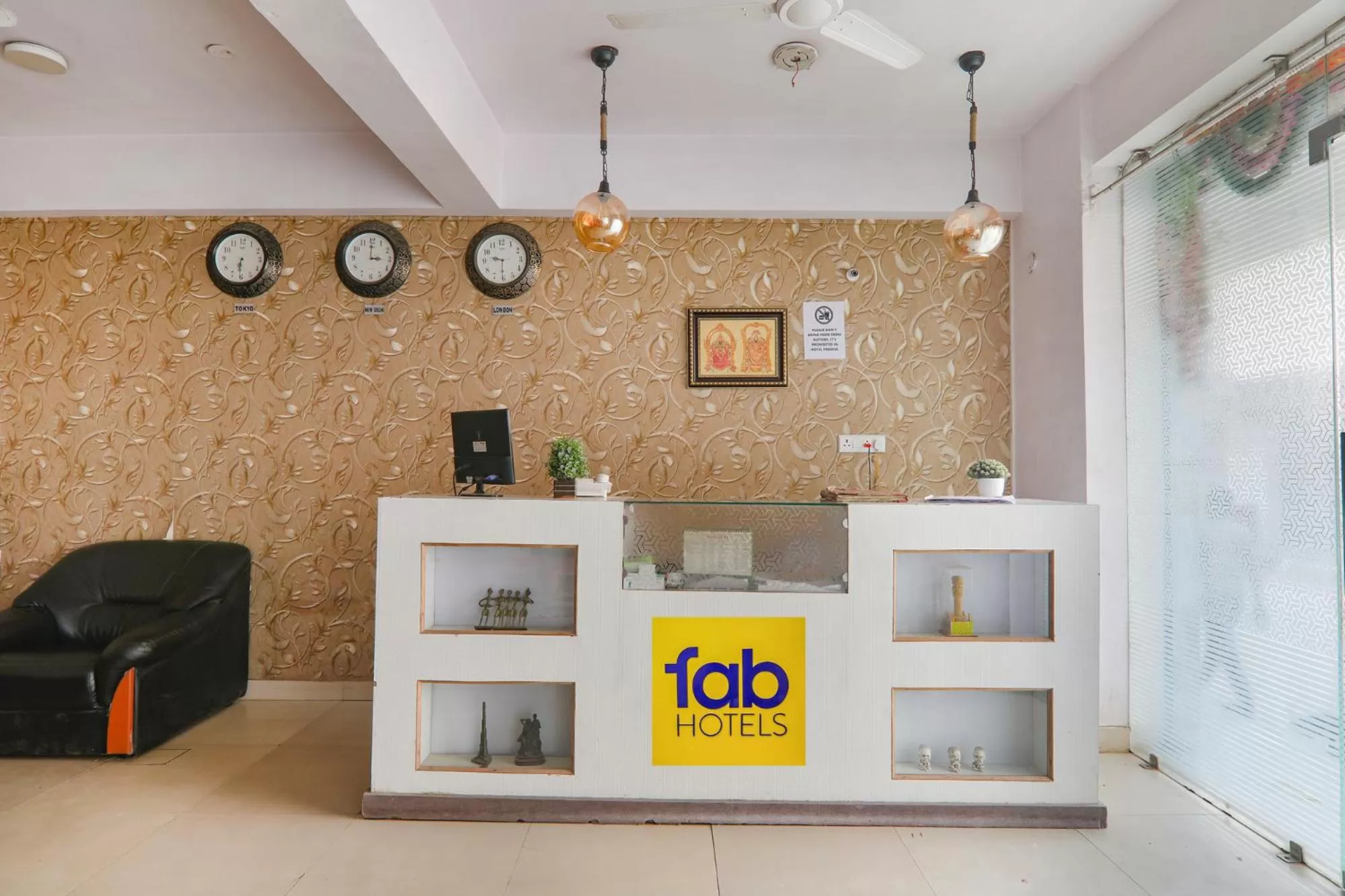 Lobby or reception, Floor Plan in FabHotel Vinayaka