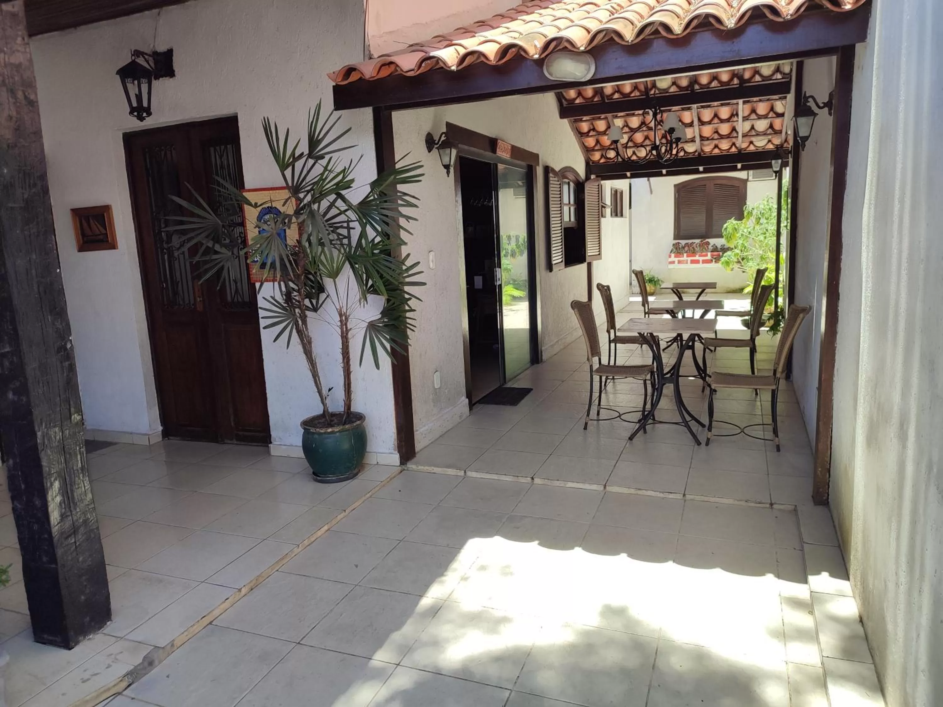 Balcony/Terrace in Pousada L'étage