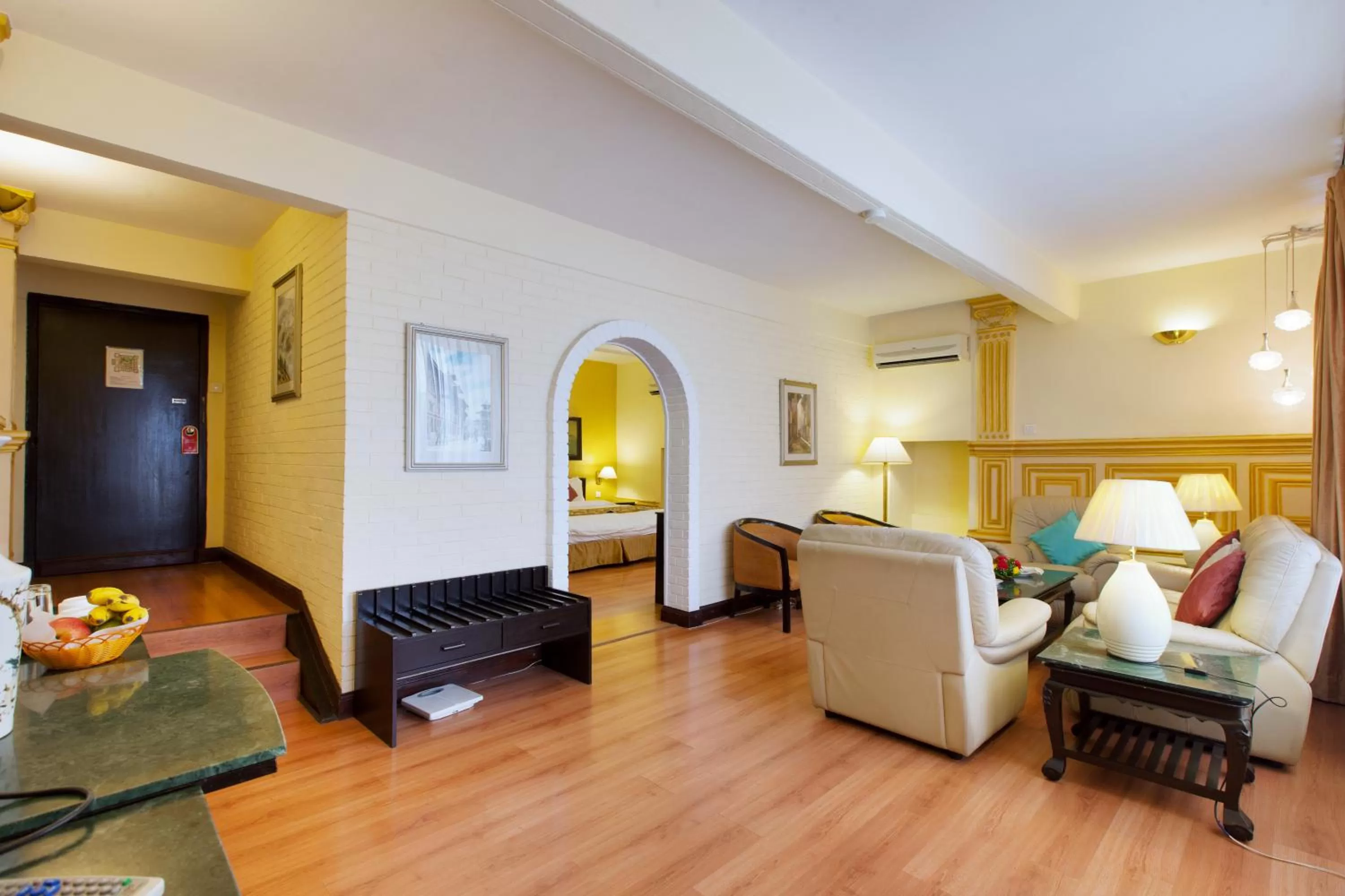 Living room, Bed in Hotel Shanker-Palatial Heritage Kathmandu