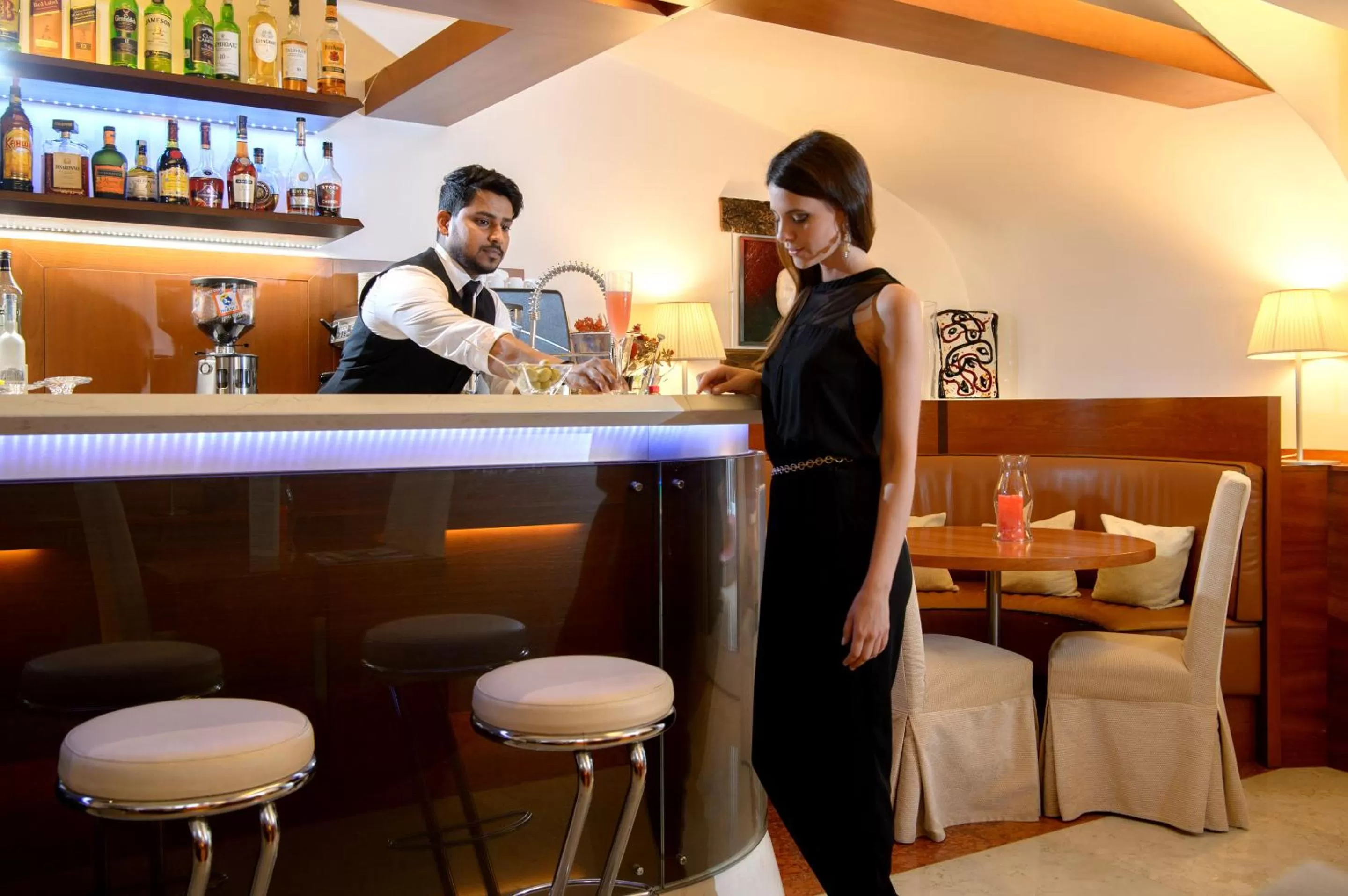 Lounge or bar in Ruzzini Palace Hotel