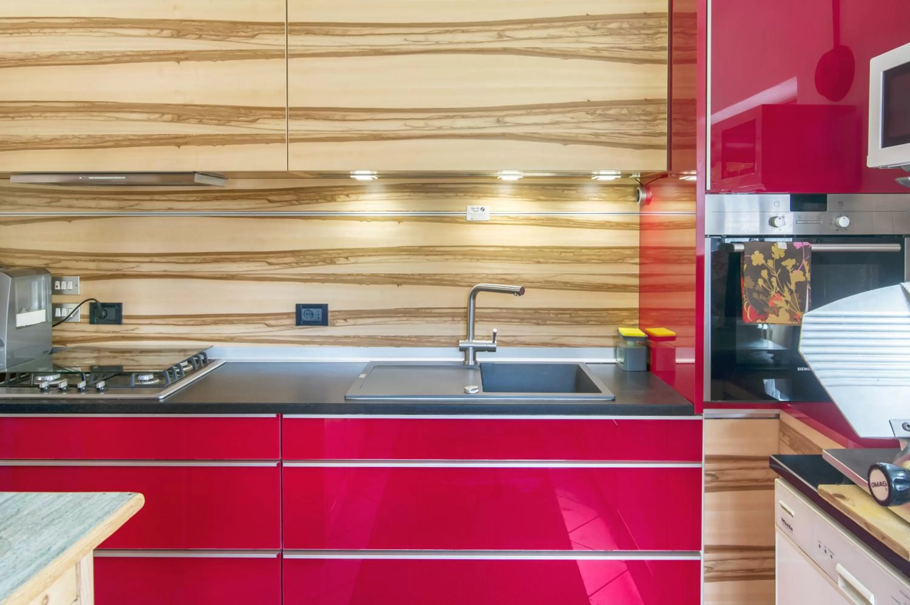 Communal kitchen in Villa Insam