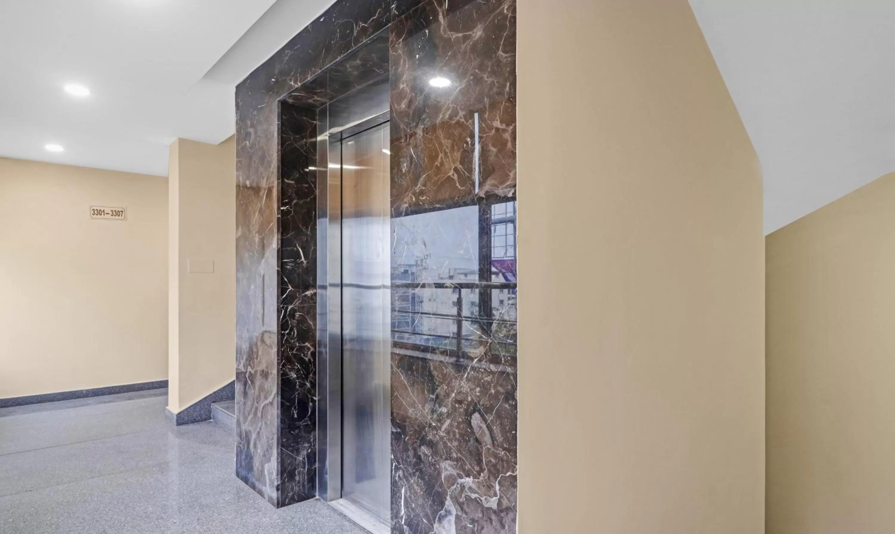 elevator in Treebo Pride Inn Botanica