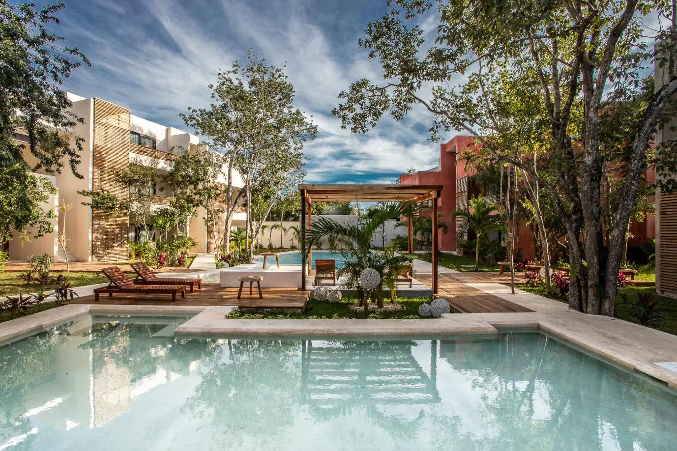 Swimming pool in Panacea Condo Tulum