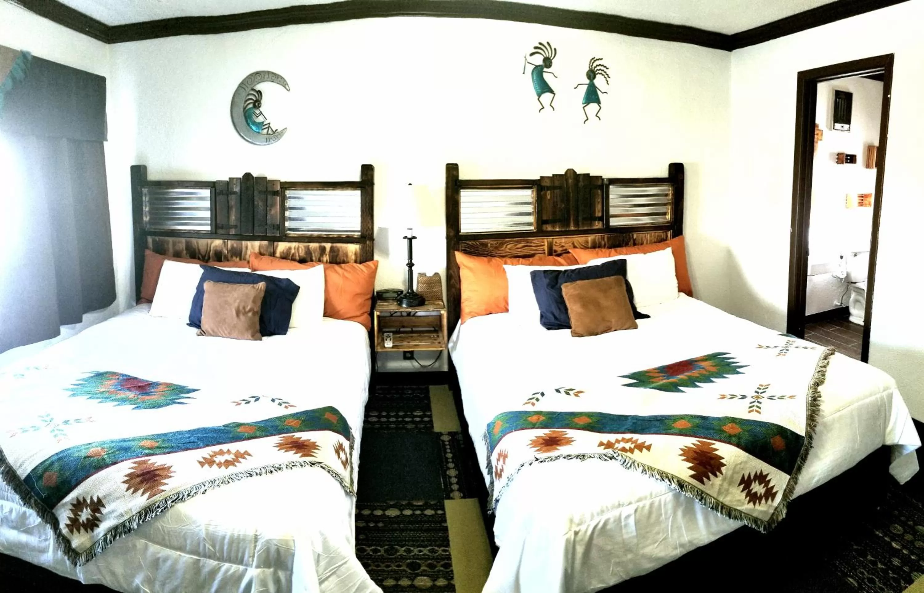 Bed in Adobe Sands Motel