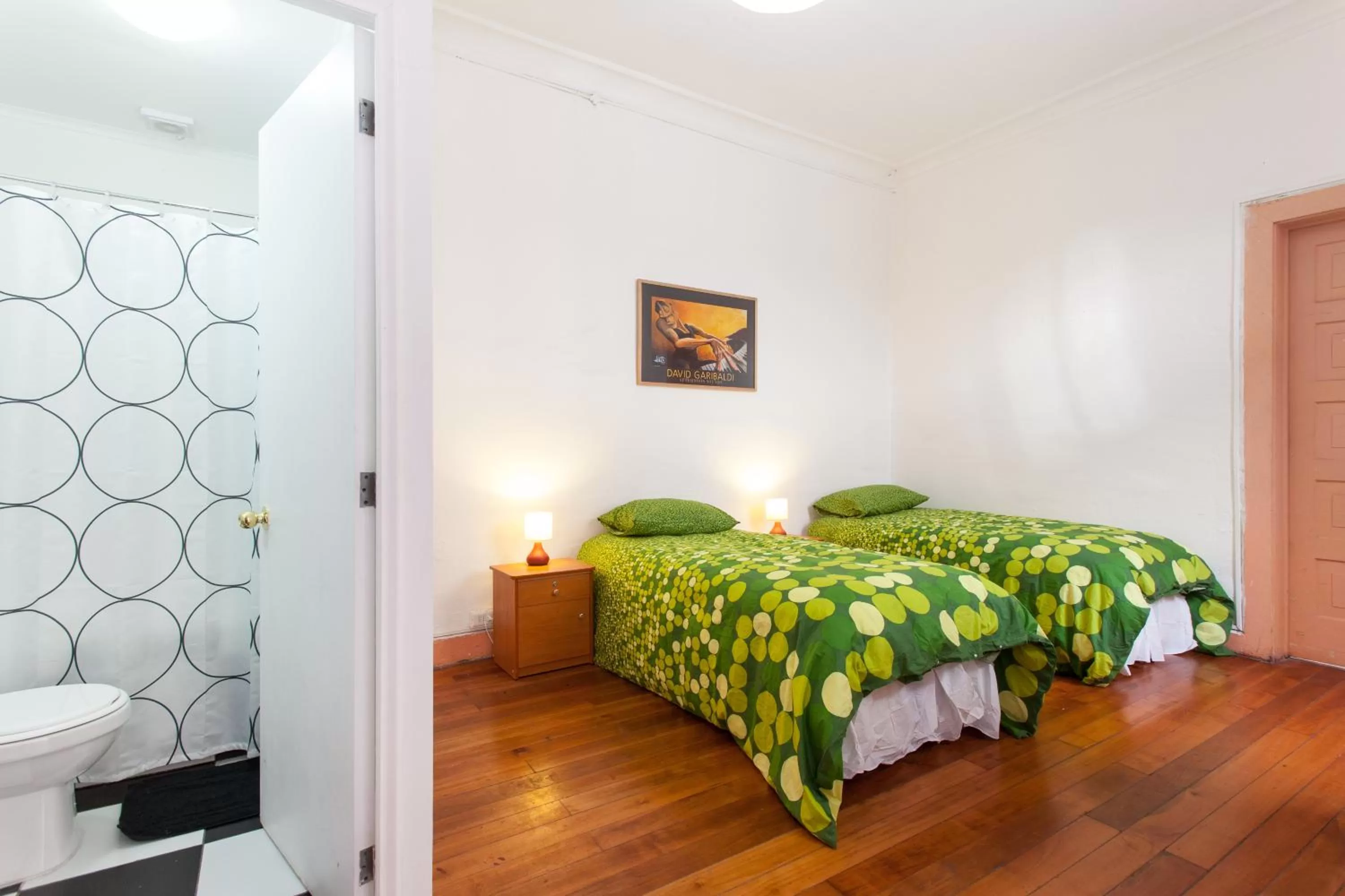 Bed in ITALIA SUITE B&B habitaciones con baño privado y aire acondicionado