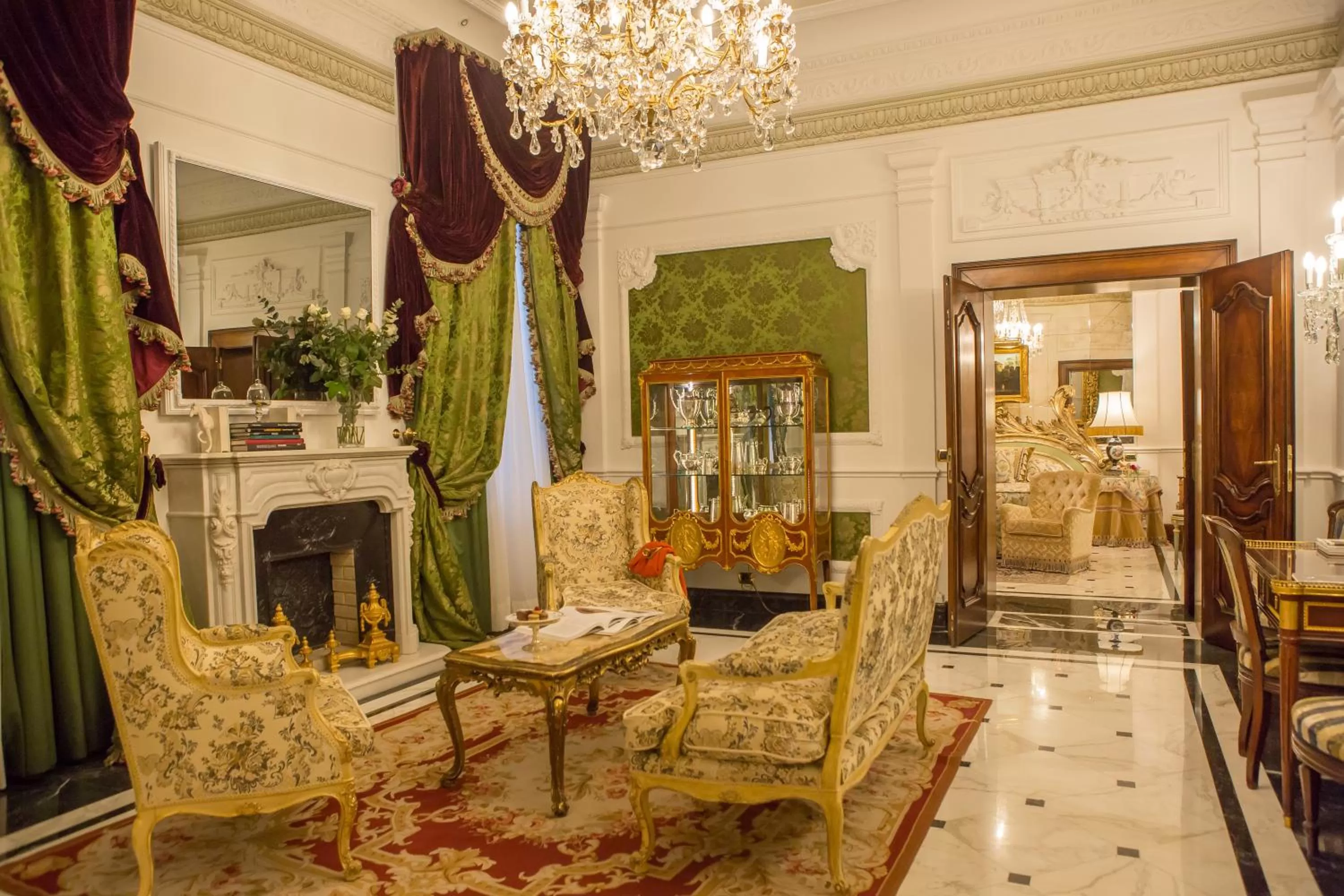 Living room in Grand Hotel Majestic gia' Baglioni
