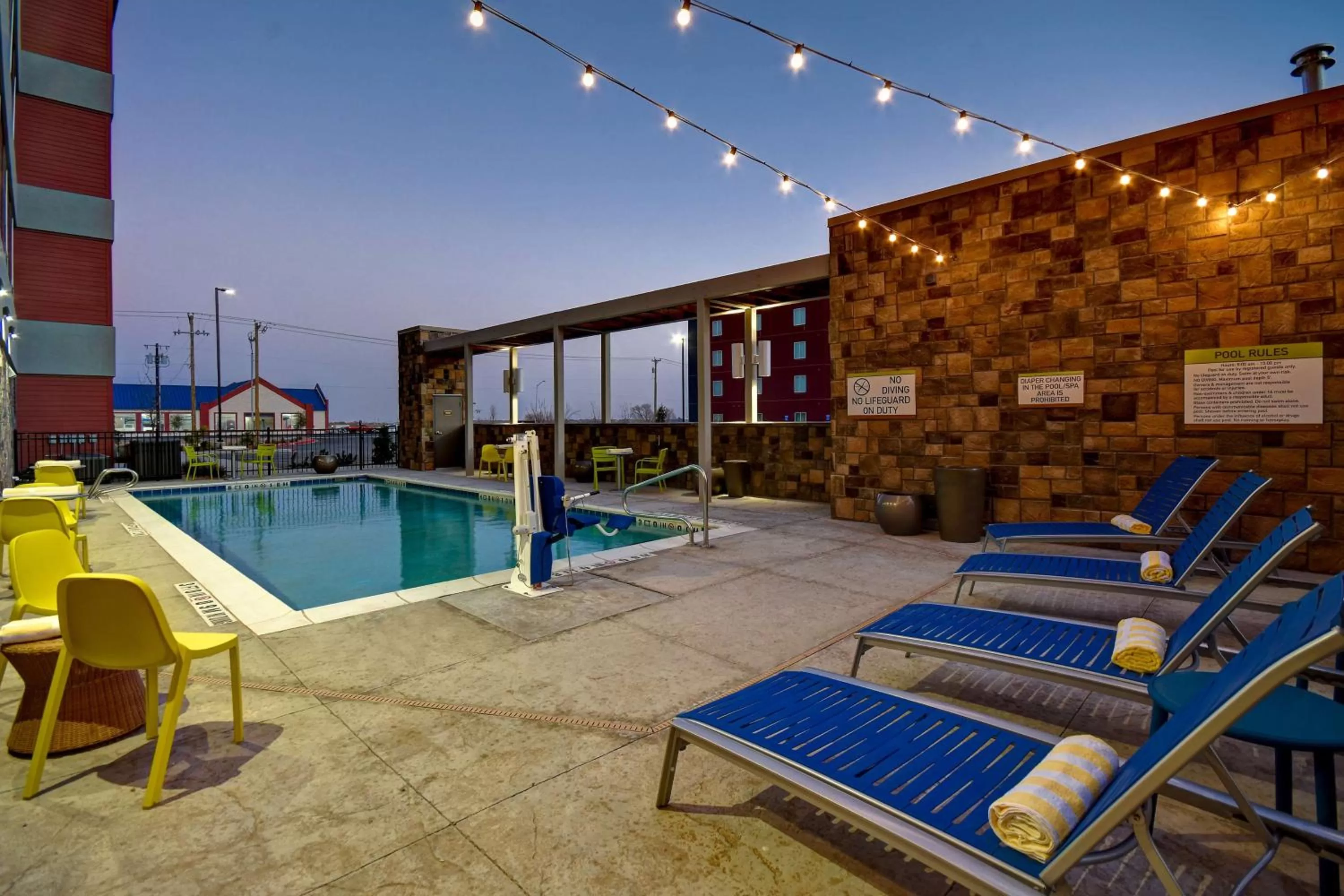 Pool view in Home2 Suites By Hilton Odessa