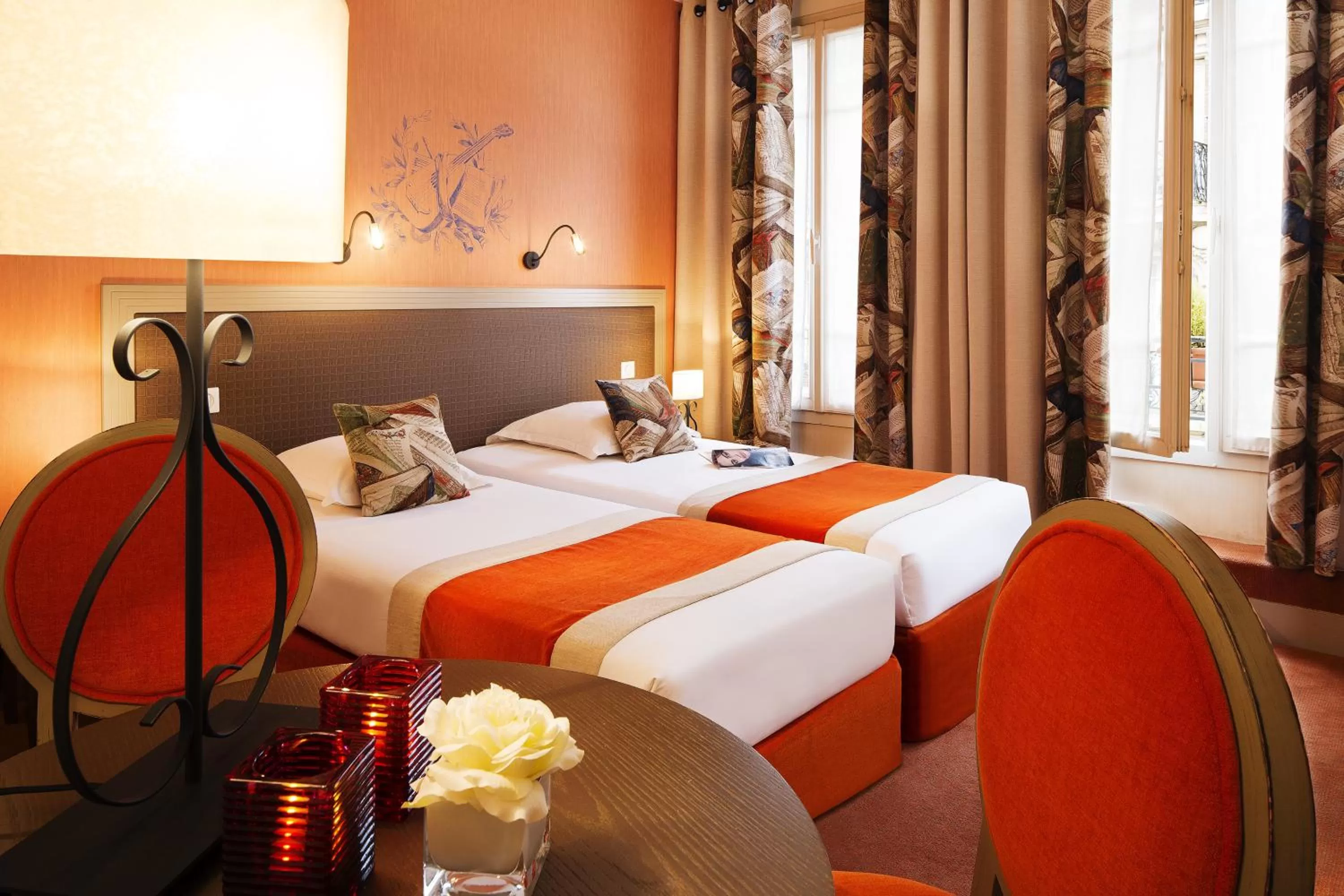 Bed in Hotel Residence Foch