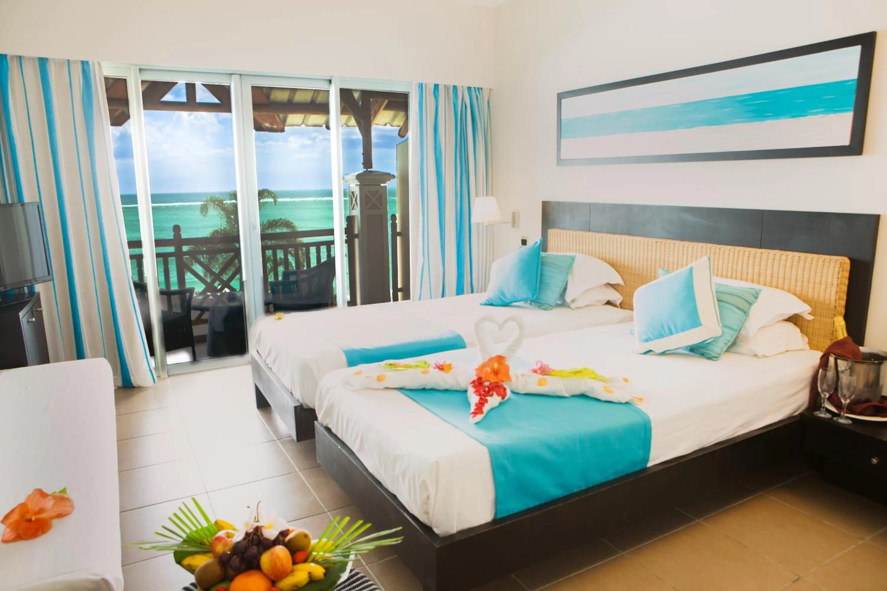 Photo of the whole room, Bed in Pearle Beach Resort & Spa