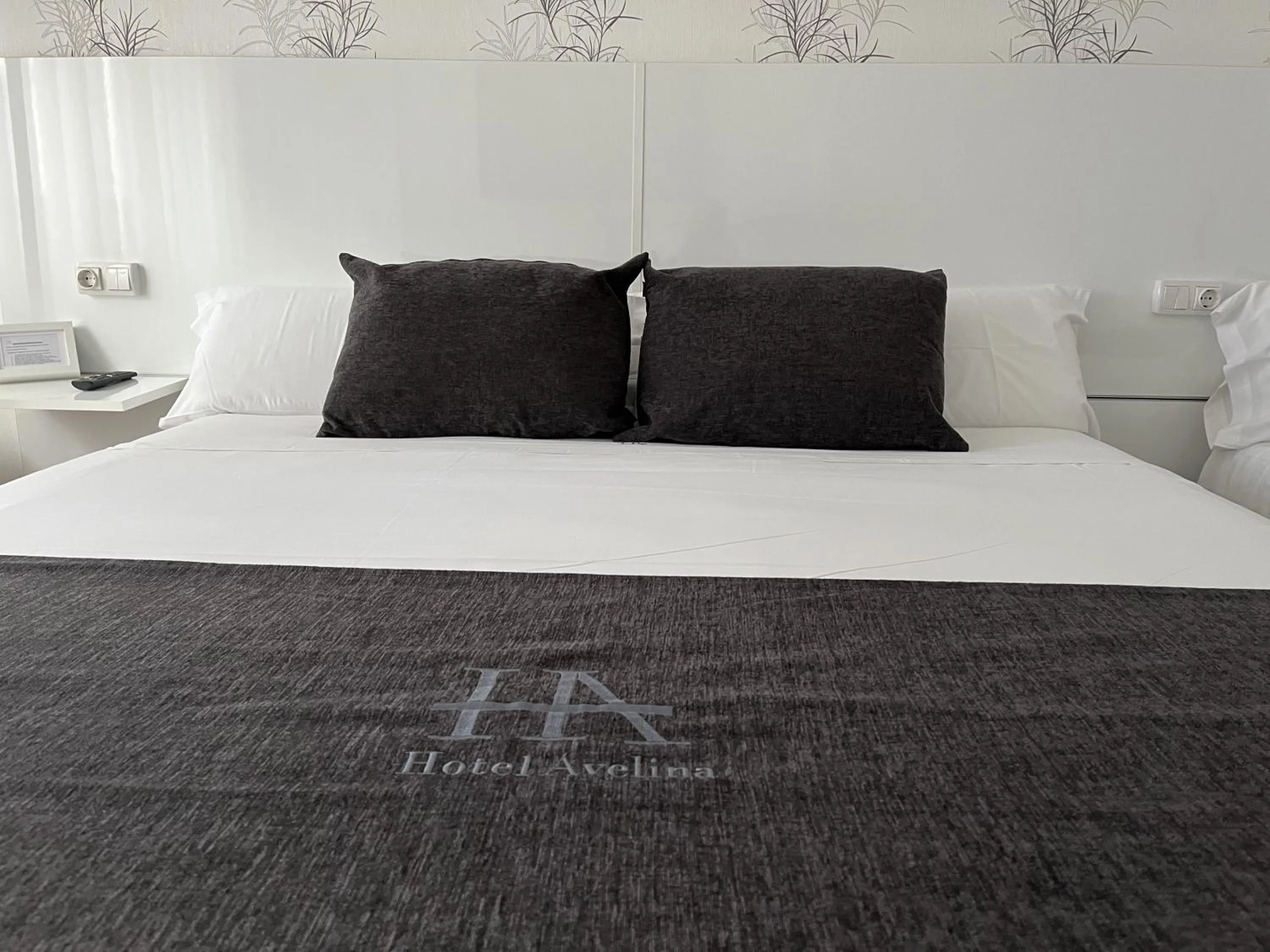 Bed in Hotel Avelina