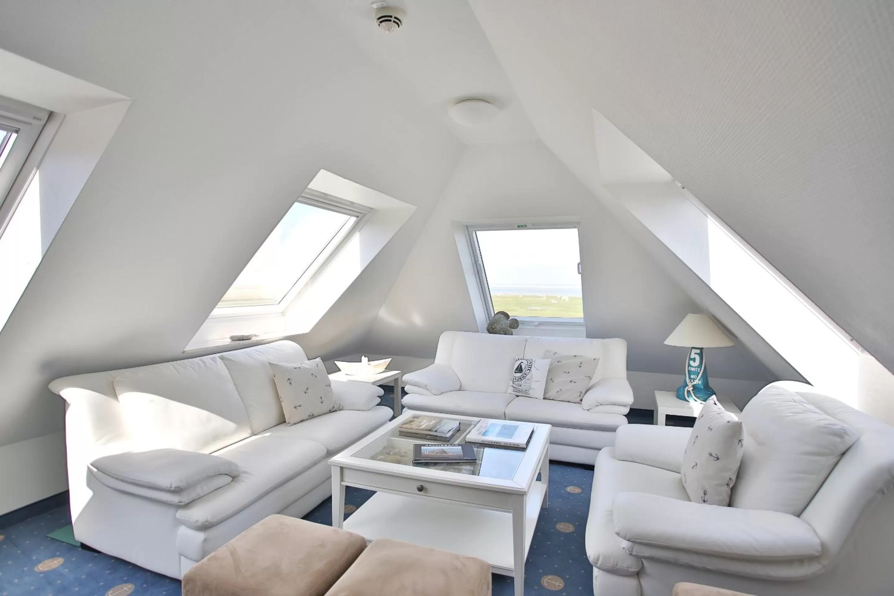 Twin Room with Sea View in Anker's Hörn - Hotel & Restaurant auf der Hallig Langeness