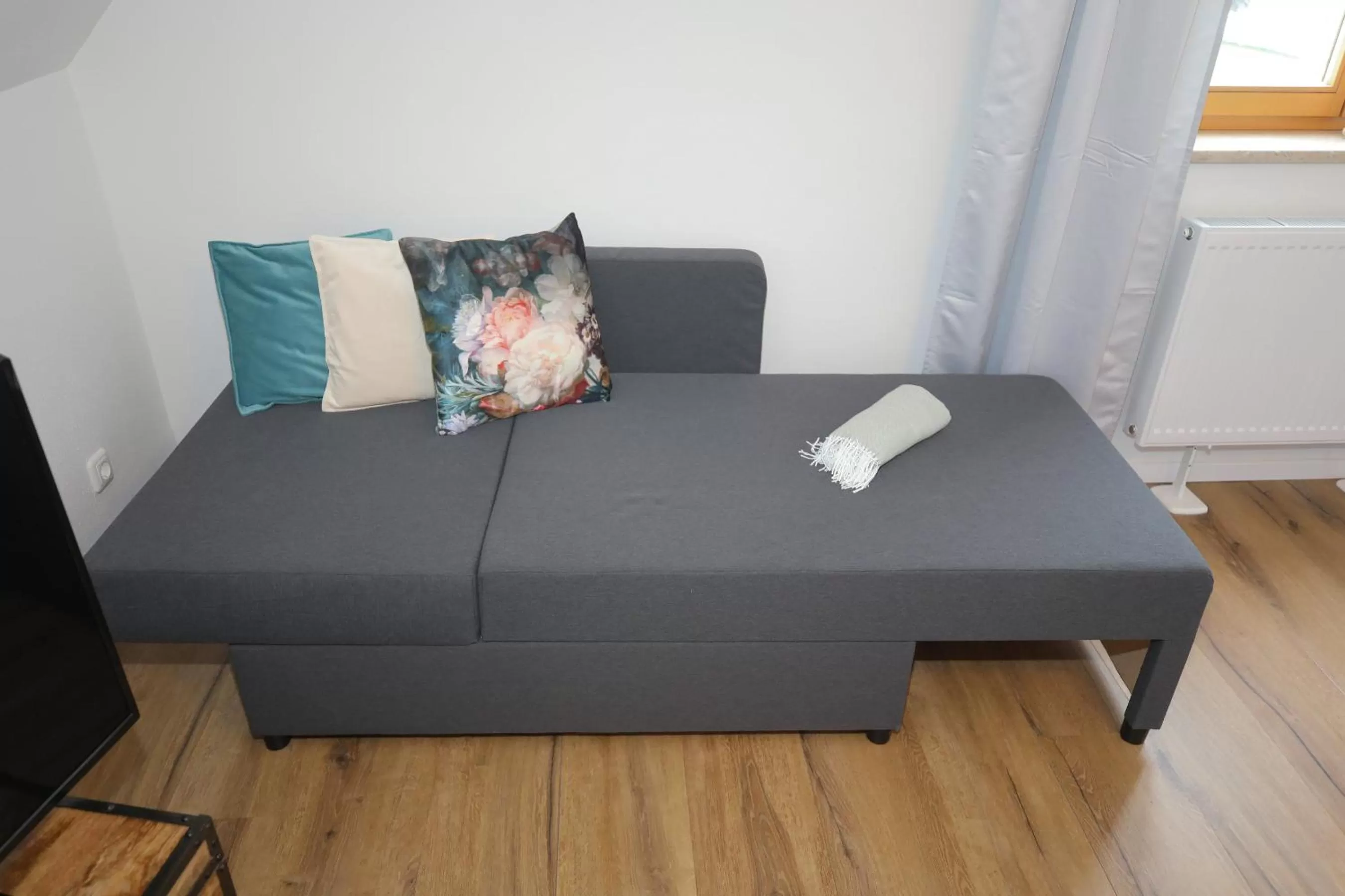 Seating area, Bed in Hotel Obermaier