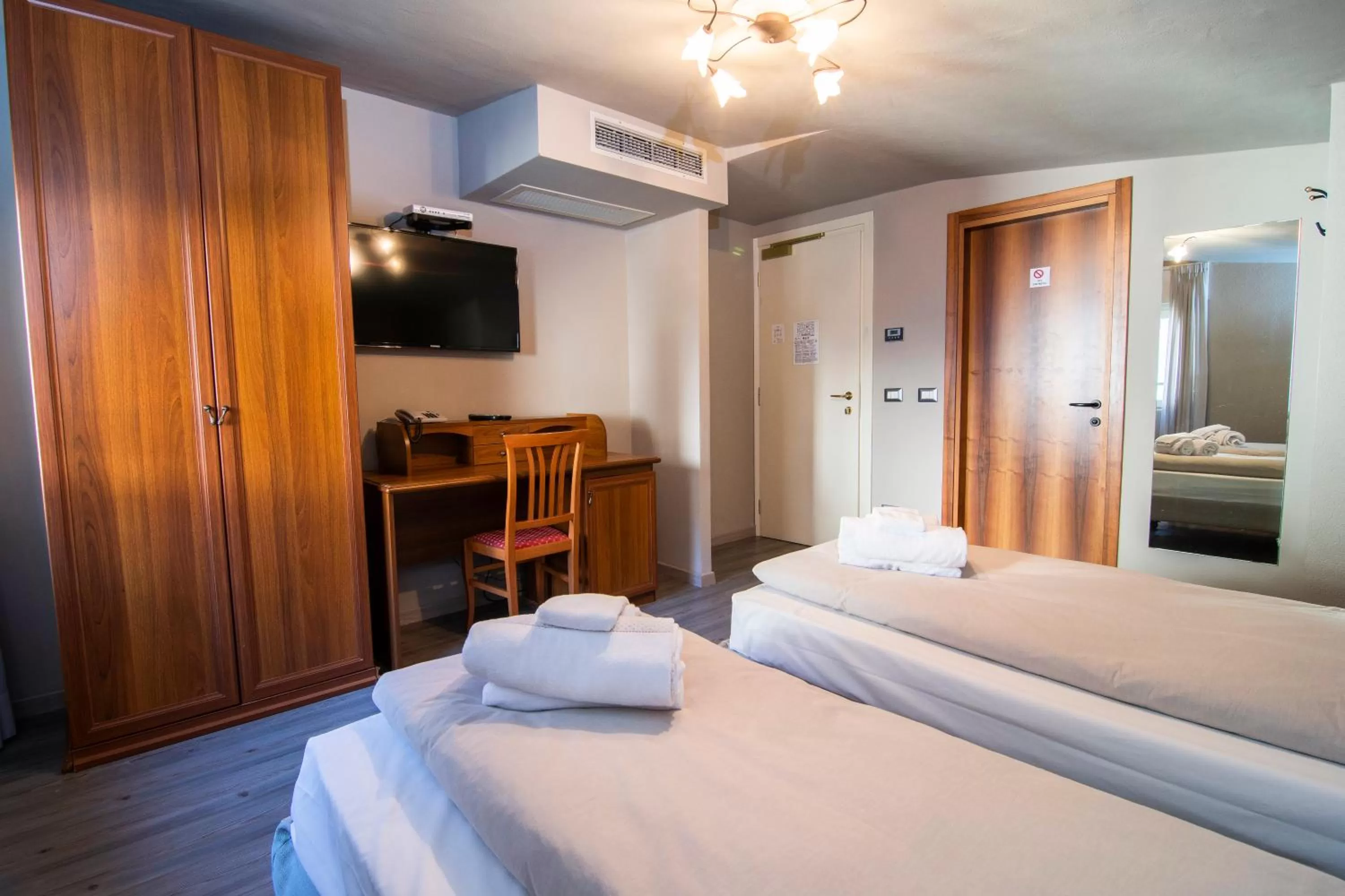 Double or Twin Room with Mountain View in Hotel Saligari