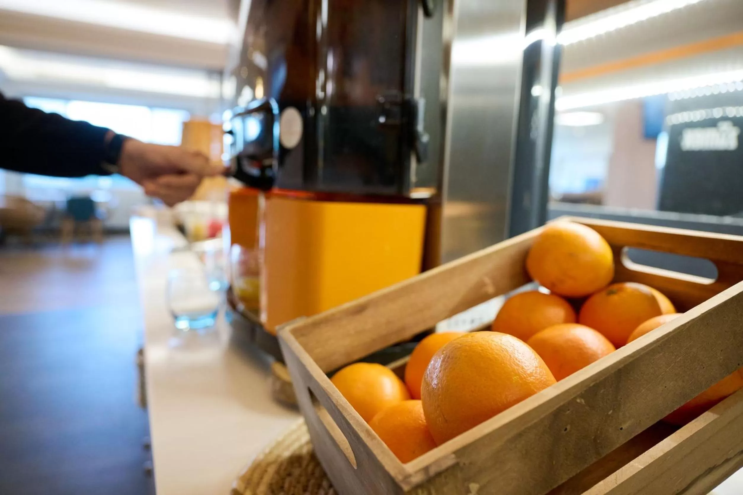 Buffet breakfast in ibis Styles Bordeaux Begles Arena