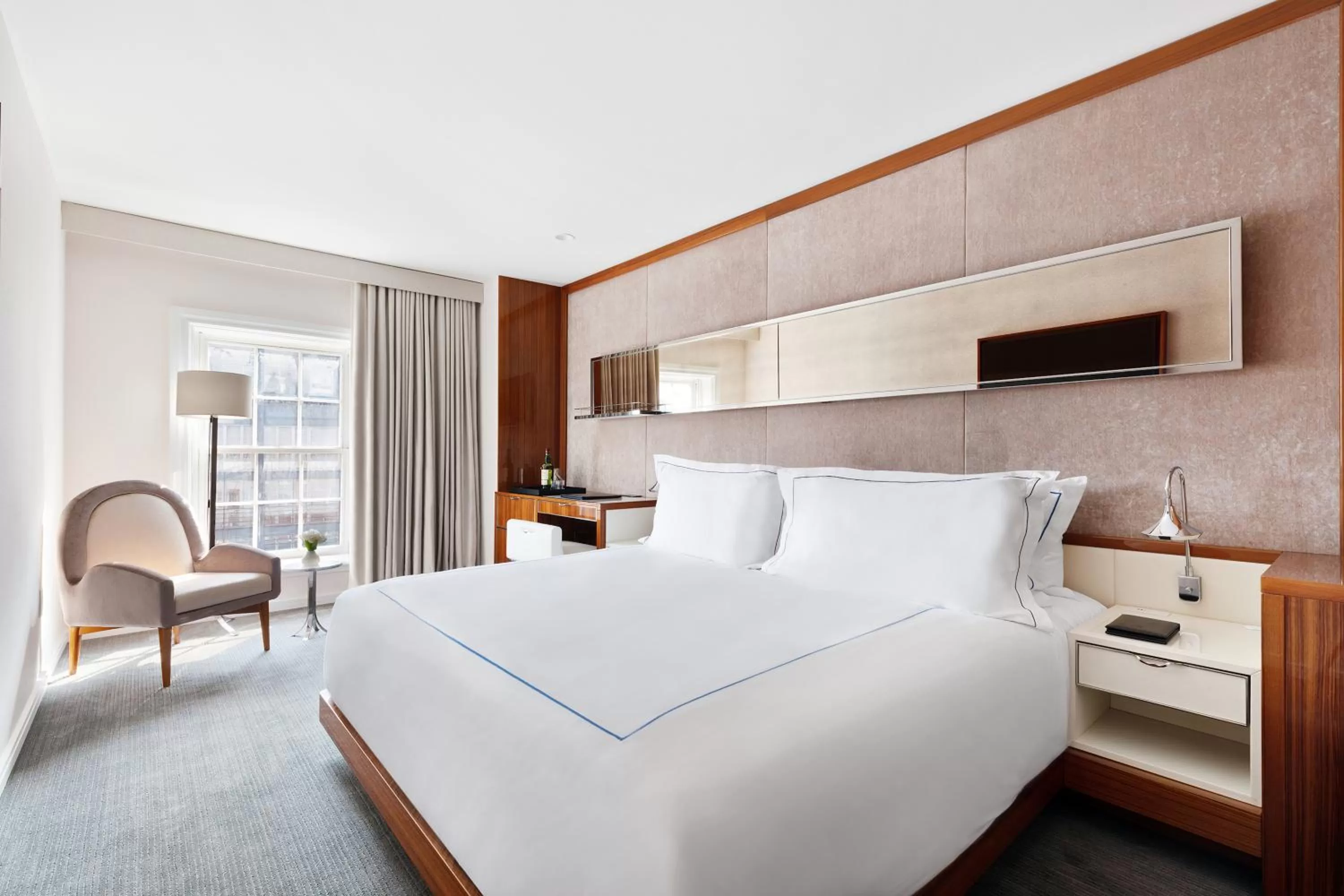Bed in 33 Hotel, New York City, Seaport