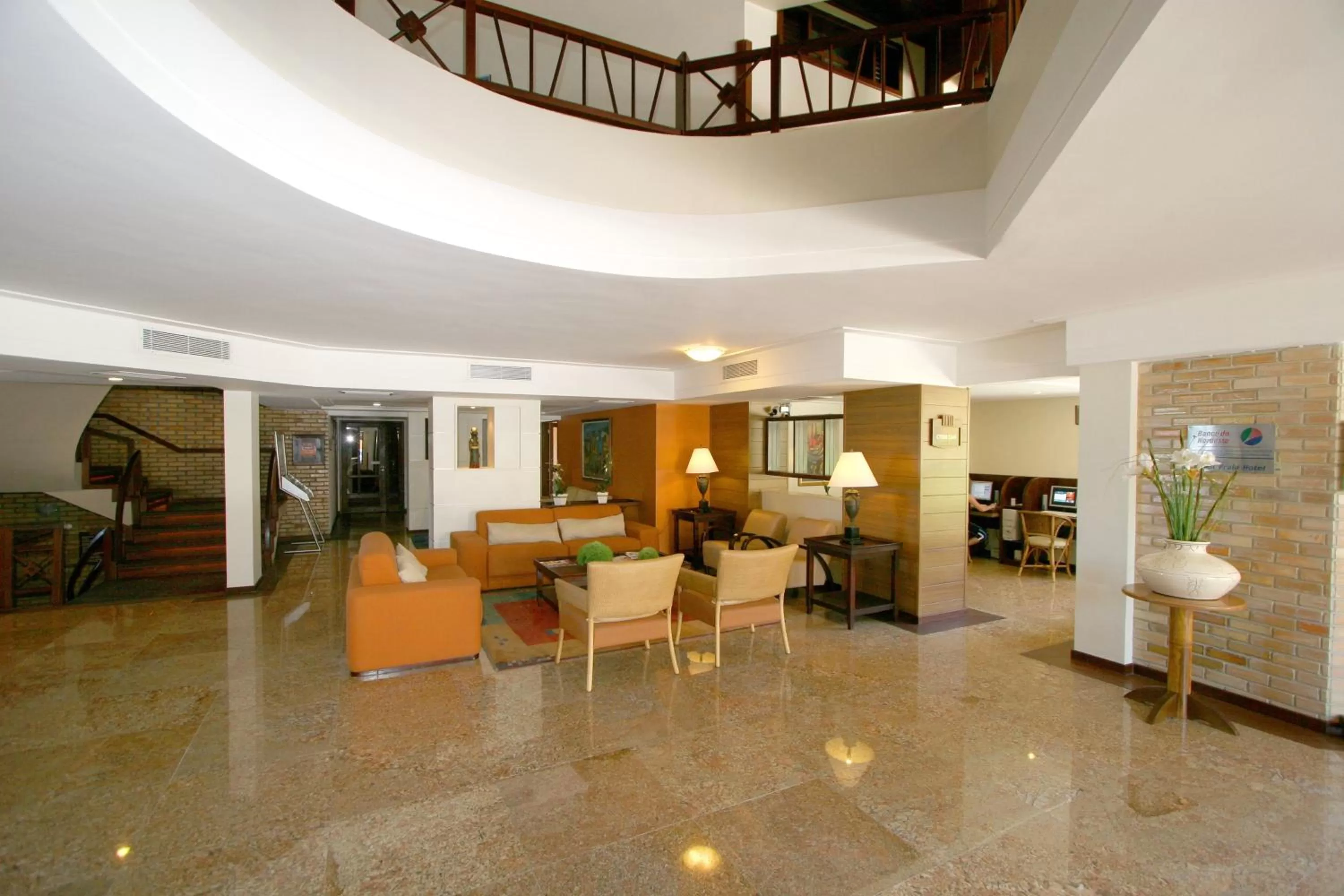 Lobby or reception in Visual Praia Hotel
