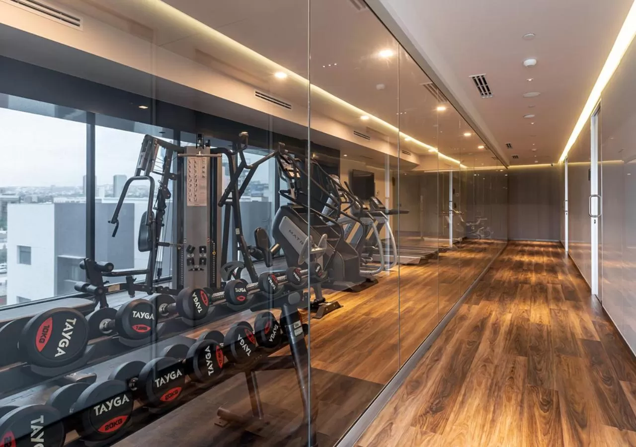 Fitness centre/facilities in Hotel Real del Rio