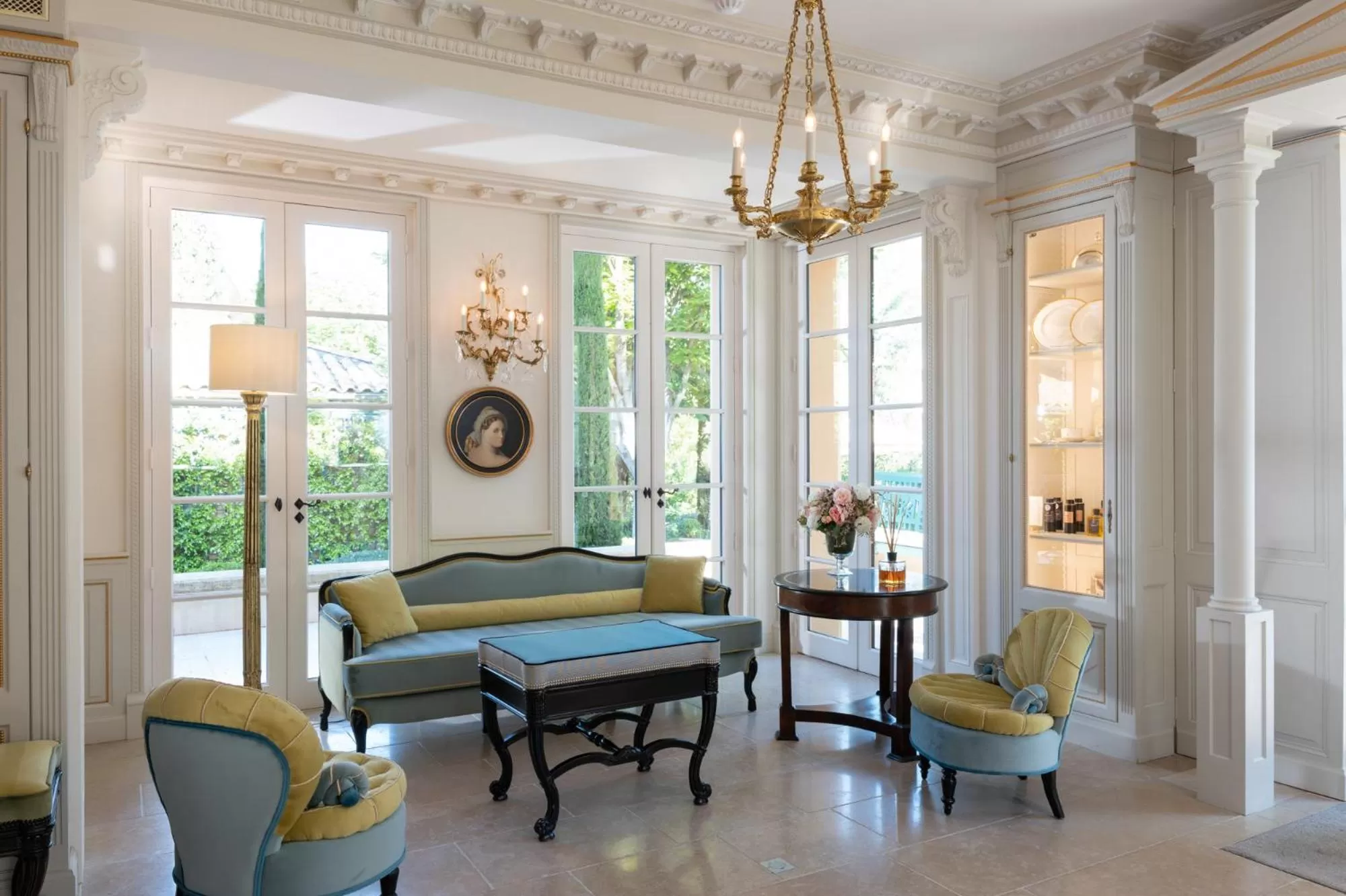 Lobby or reception in Villa Saint-Ange