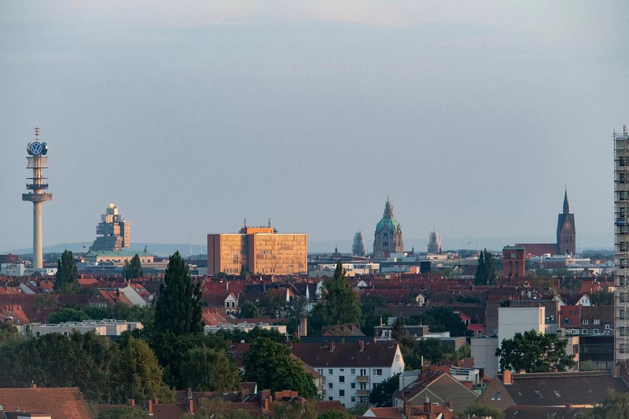 City view in Fora Hotel Hannover by Mercure