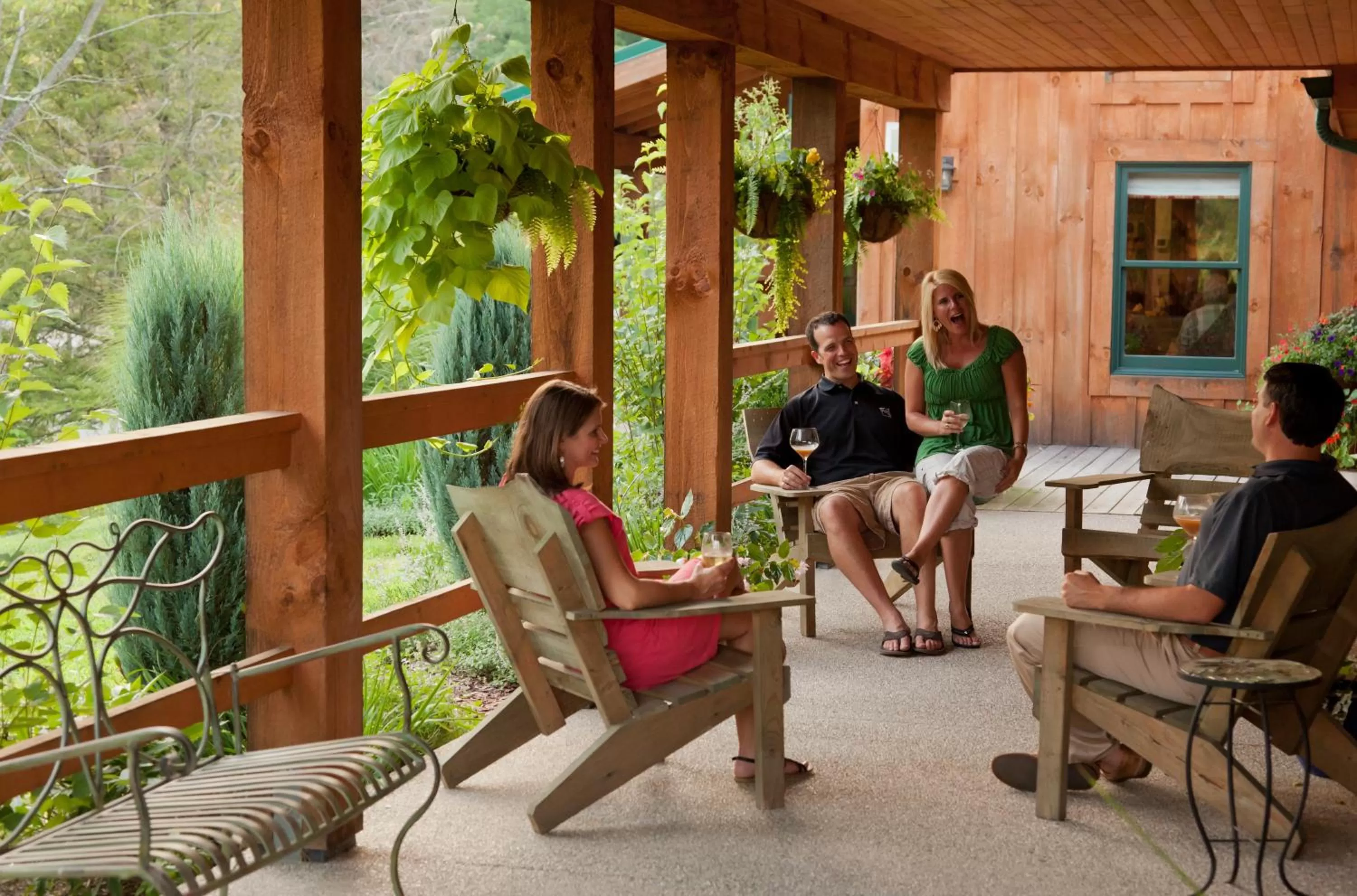 Patio in Inn & Spa at Cedar Falls