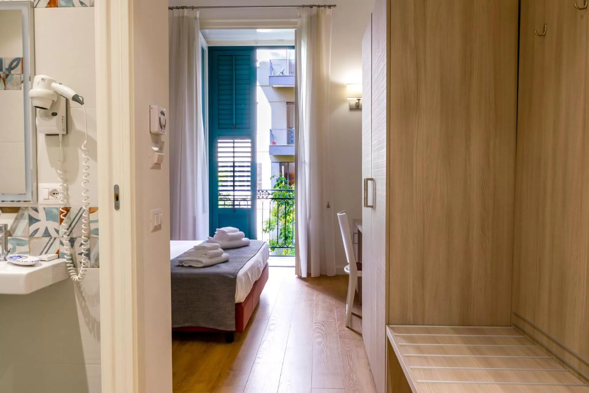 Balcony/Terrace, Bed in Belmonte102 Esclusive Suites