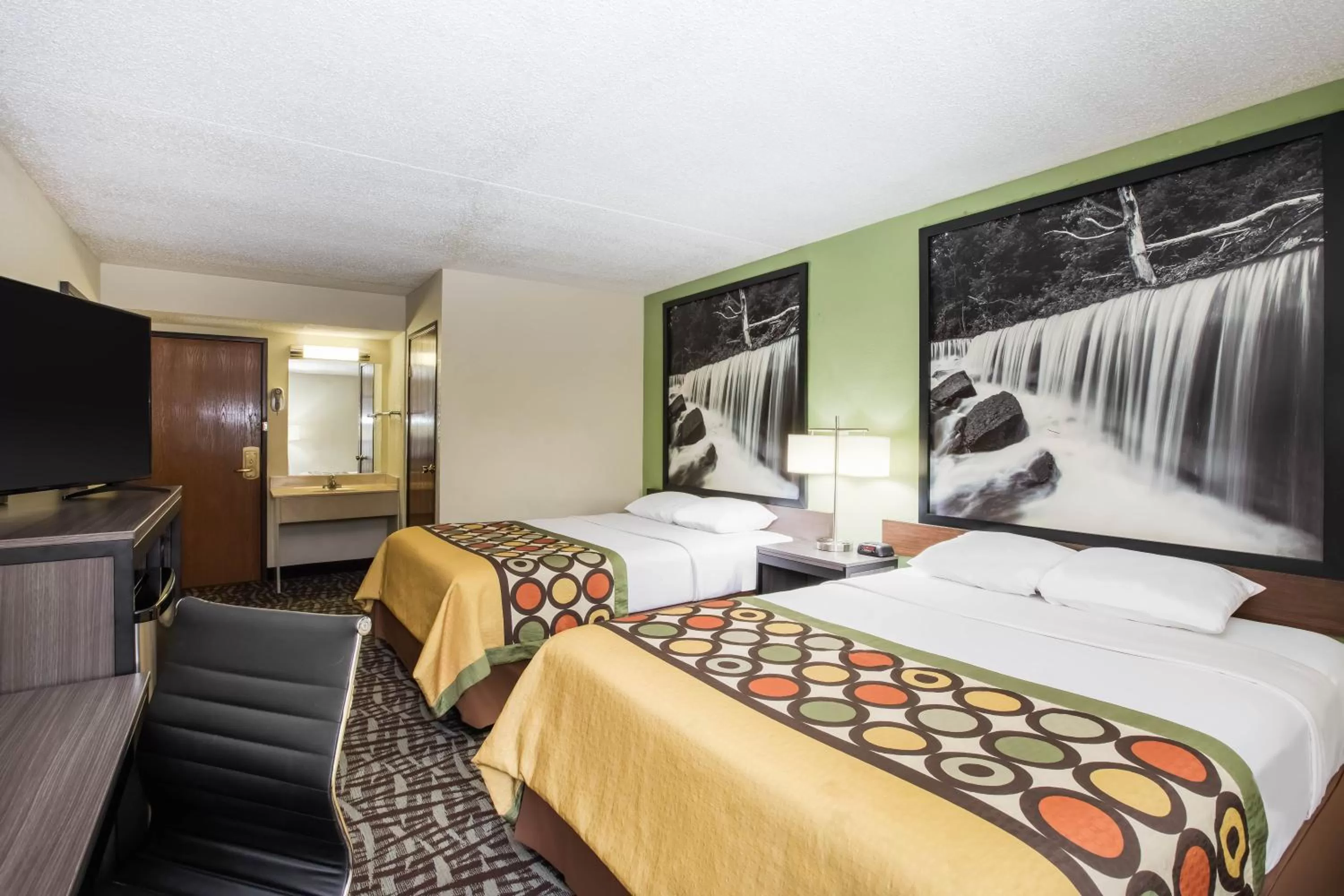 Bed in Super 8 by Wyndham Wichita East