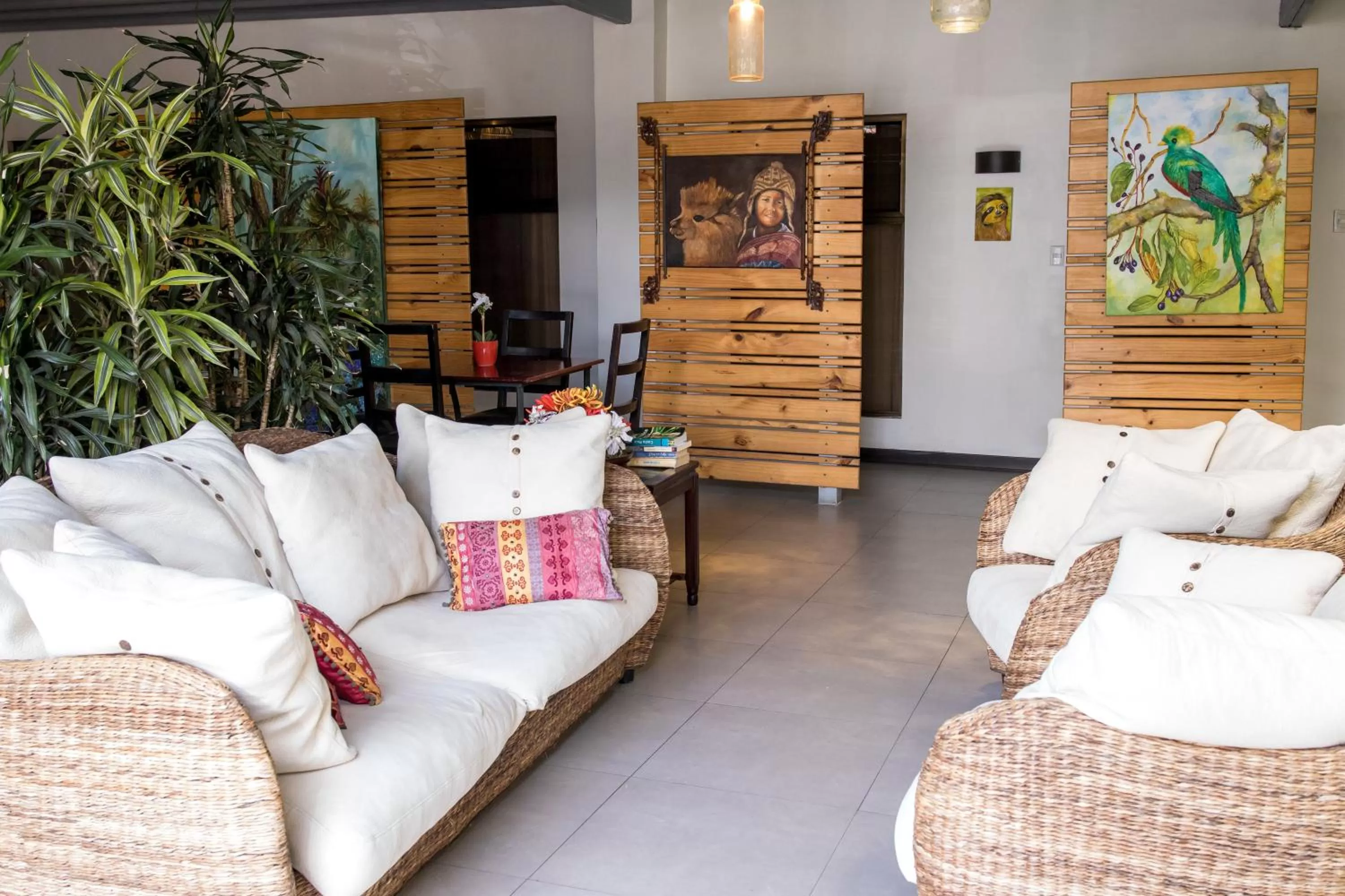 Seating Area in Casa María Aeropuerto B&B