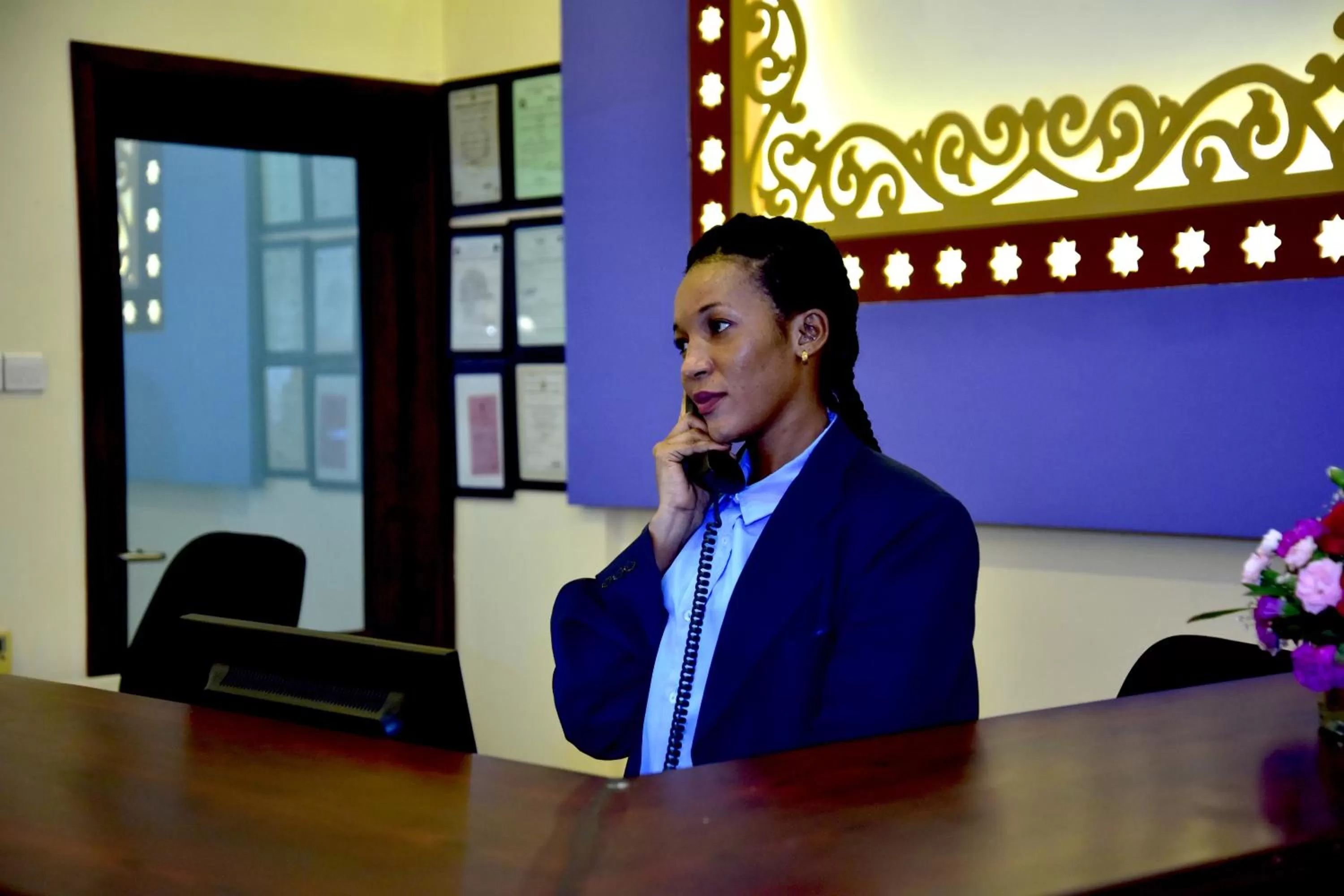 Staff in Hotel Blue Sapphire