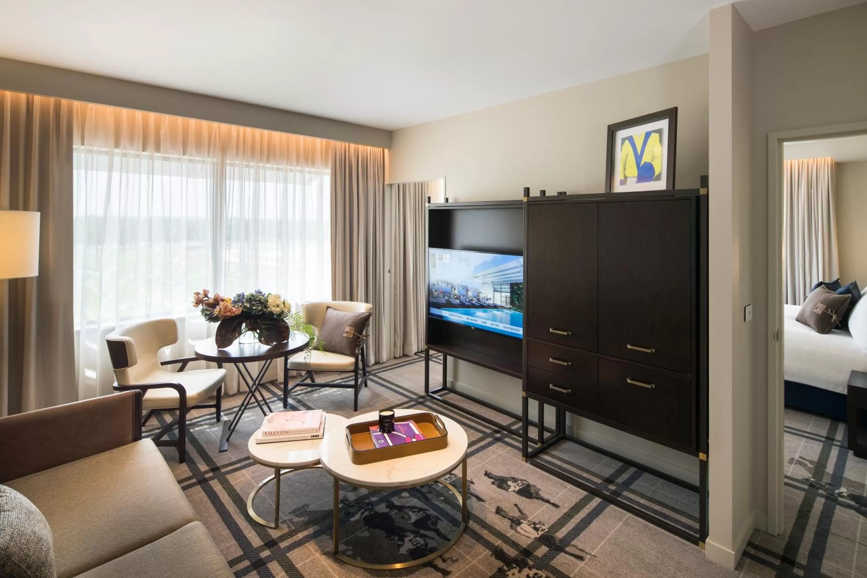 Communal lounge/ TV room in The William Inglis Mgallery