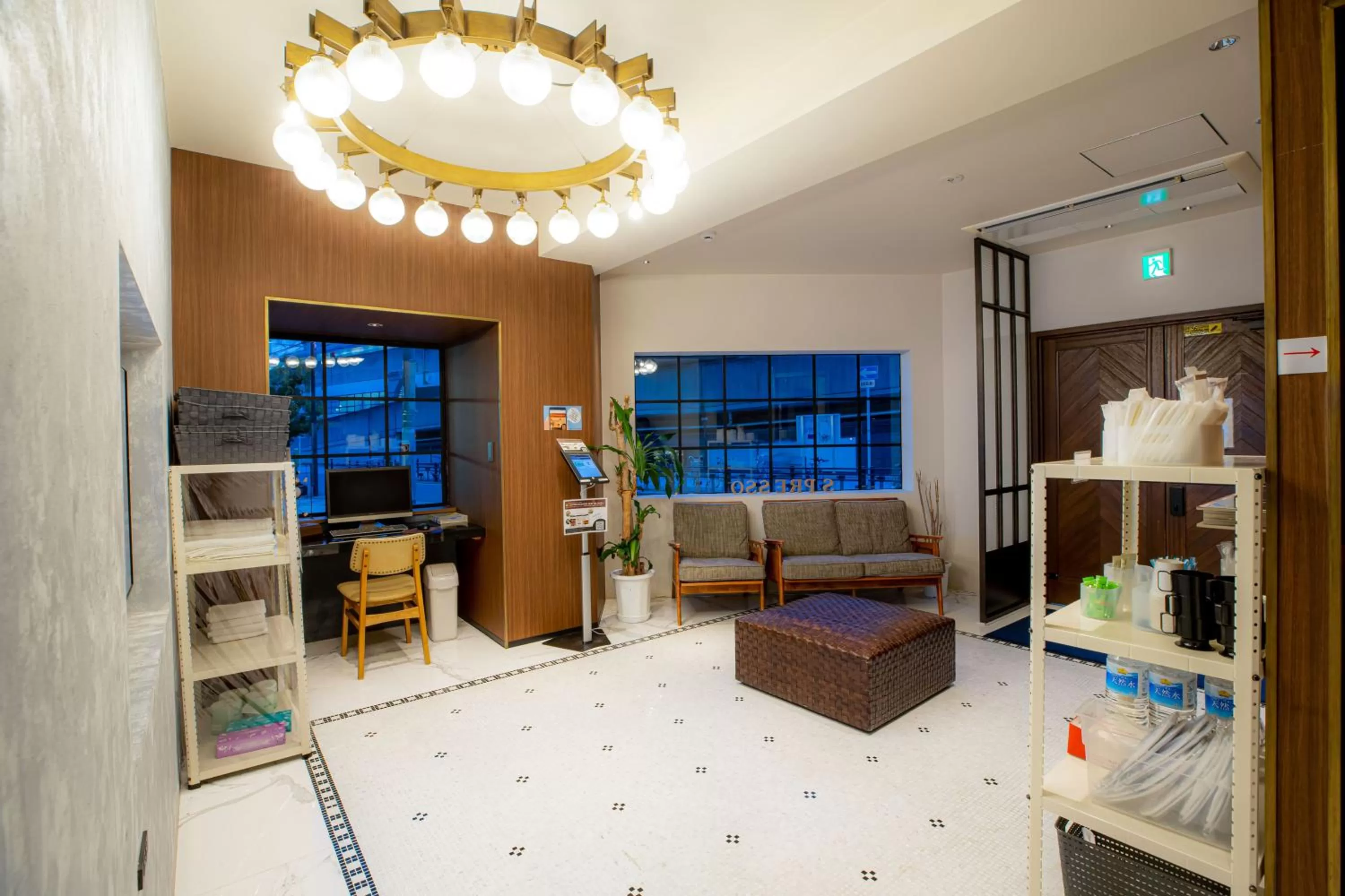Lobby or reception in Hotel S-Presso Namba
